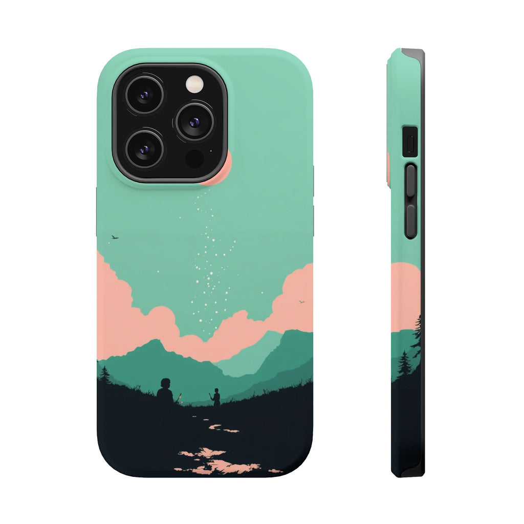iPhone Magnetic Field Electric Art Bold Modern Everyday Snap Case · iPhone Case