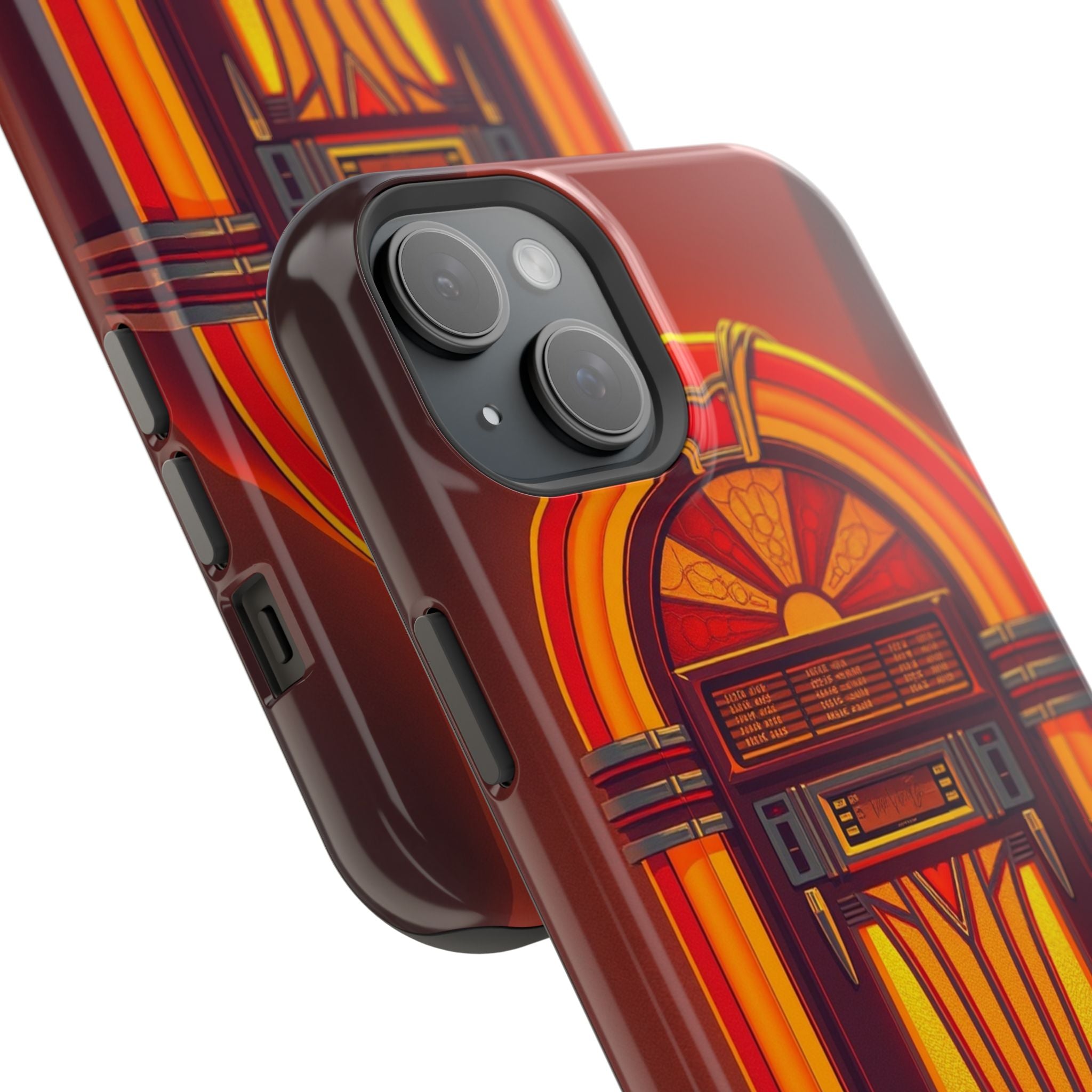 iPhone Jukebox Glow Pop Art Bold Bold Modern Everyday Snap Case · iPhone Case