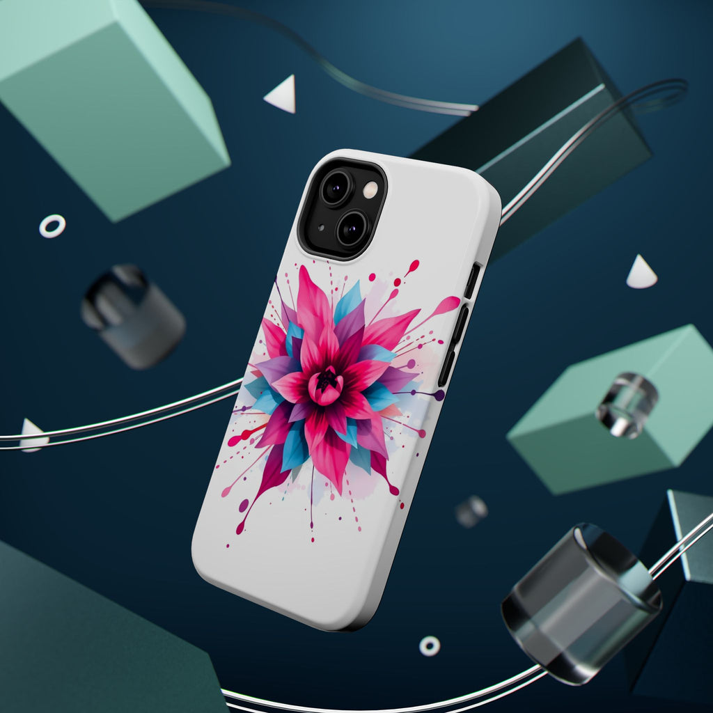 iPhone Floral Watercolor Splash Electric Art Slim iPhone Everyday · iPhone Case