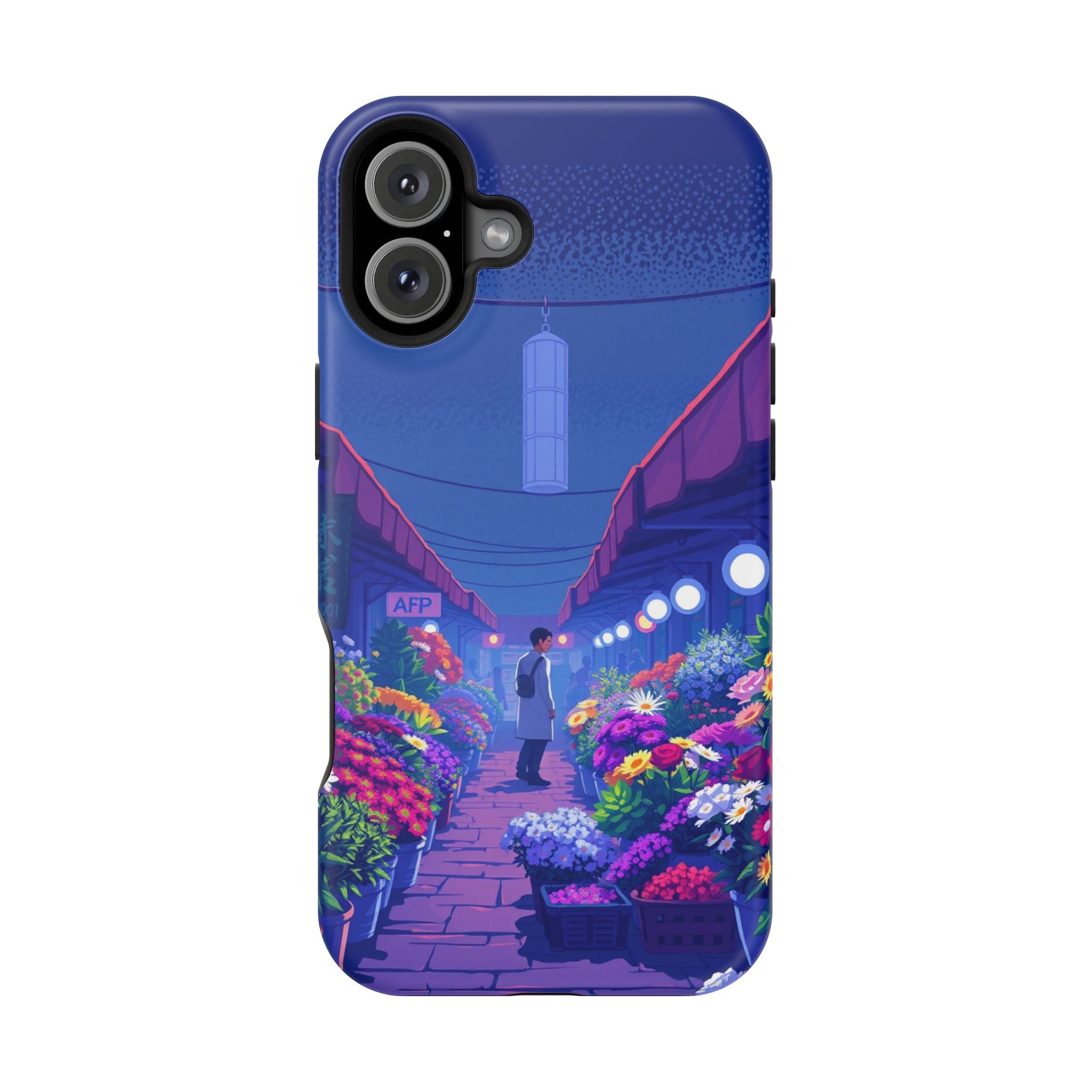 iPhone Flower Market Electric Art Bold Modern Everyday Snap Case · iPhone Case