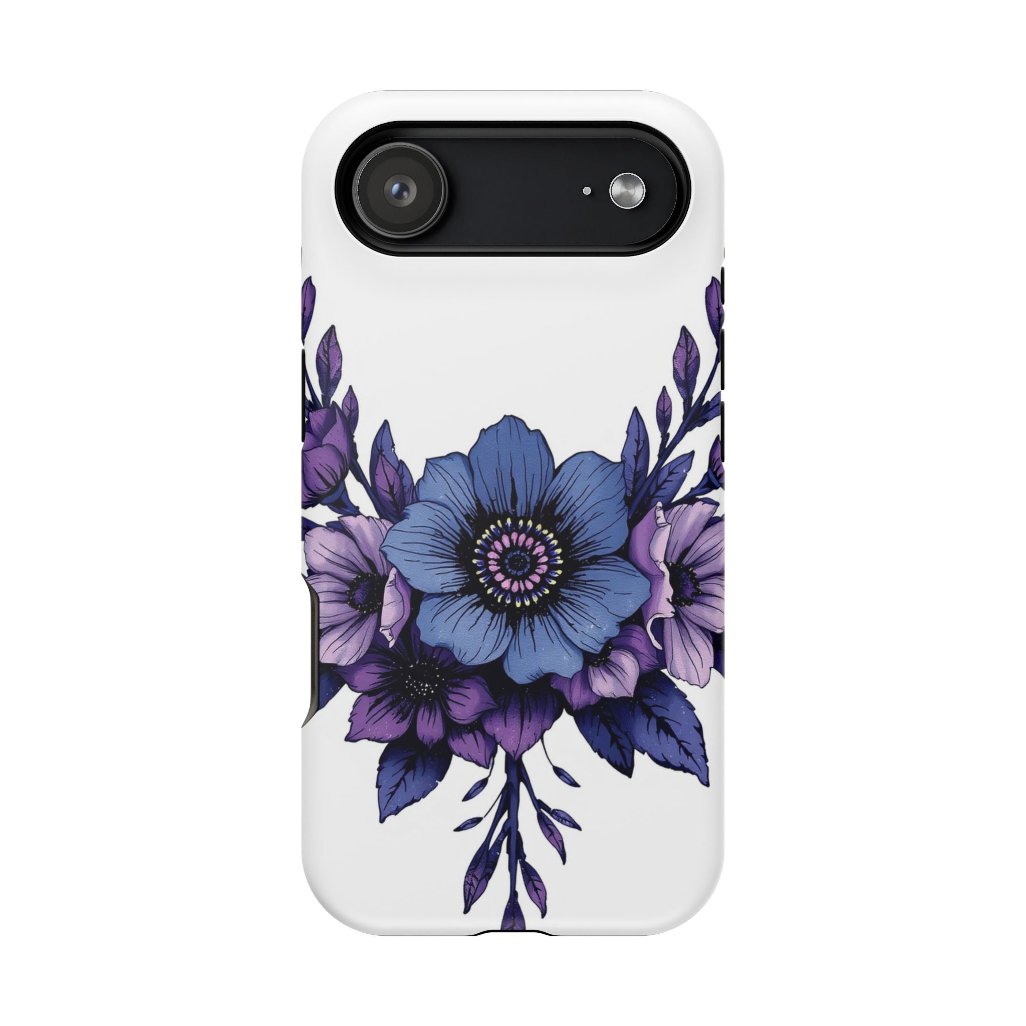 iPhone Floral Crown Grunge Distressed Slim Everyday Designer Case · iPhone Case