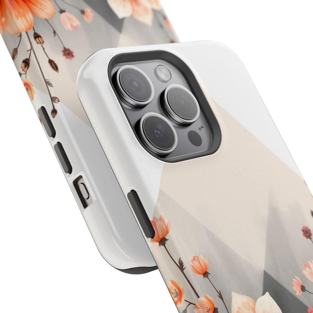 iPhone Floral Geometric Vibrant Design Slim Snap Case · iPhone Case