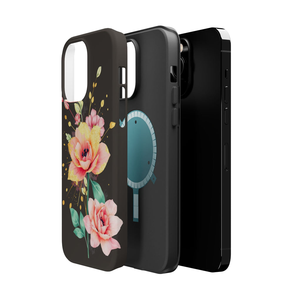 iPhone Earthy Floral Watercolor Splash Design Clean iPhone 14 Minimal · iPhone C