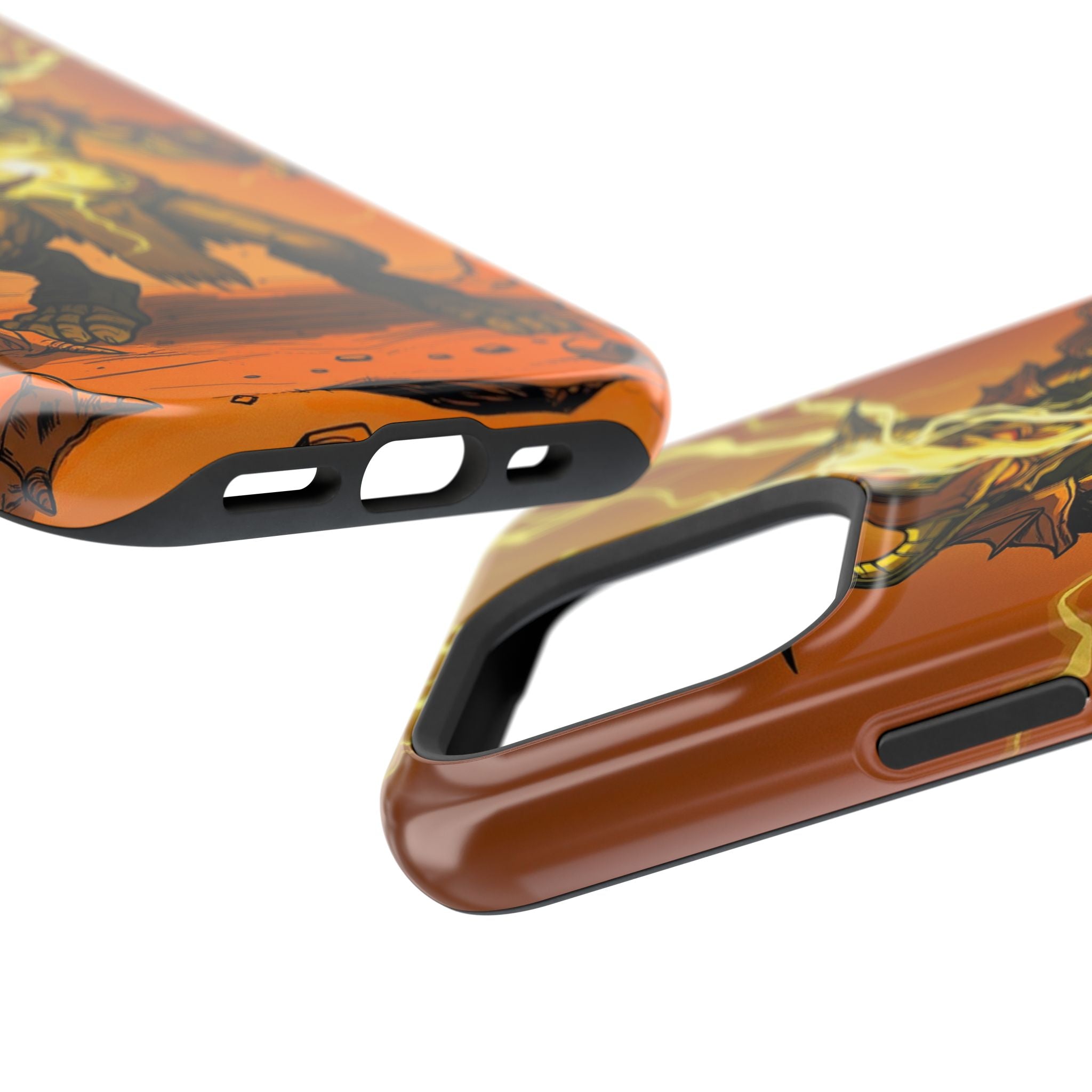 iPhone Burnt Orange And Sand Chaos Goblin Energy Clean Minimal Snap Case · iPhon