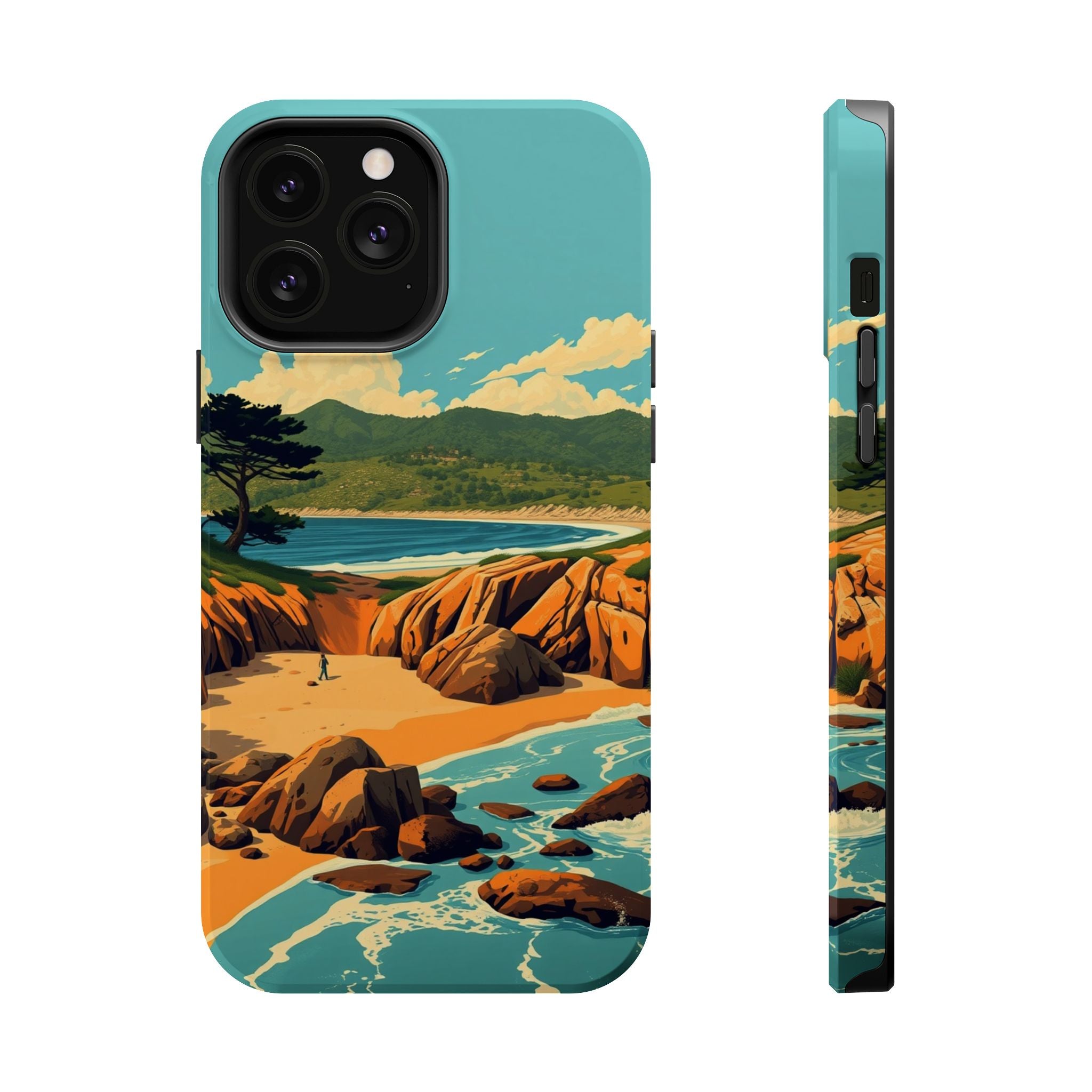 iPhone Pebble Beach Vintage Retro Poster Slim Everyday iPhone Designer · iPhone