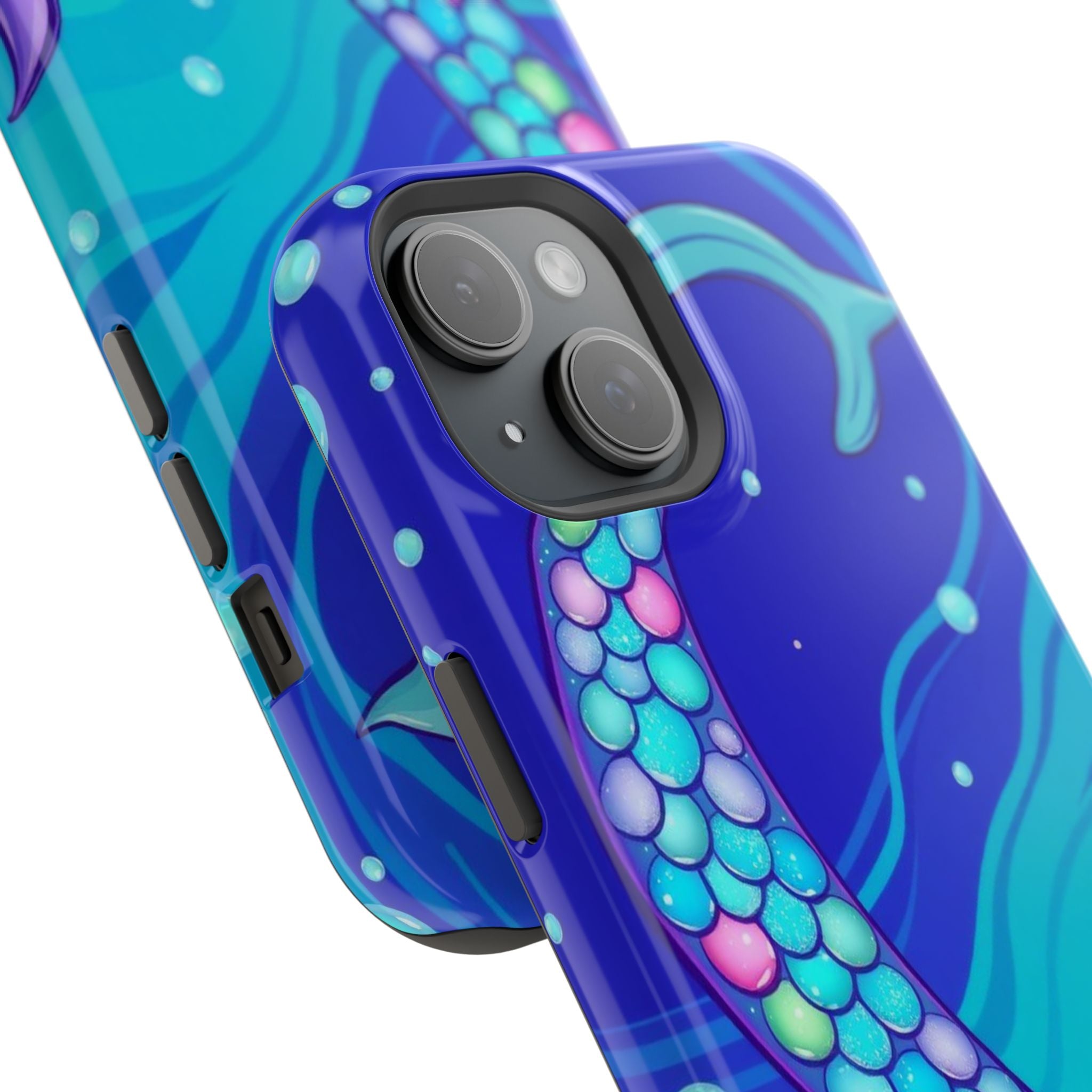 iPhone Mermaid Tail Swirl Kids Fun iPhone Phone Case Gift Artistic · iPhone Case