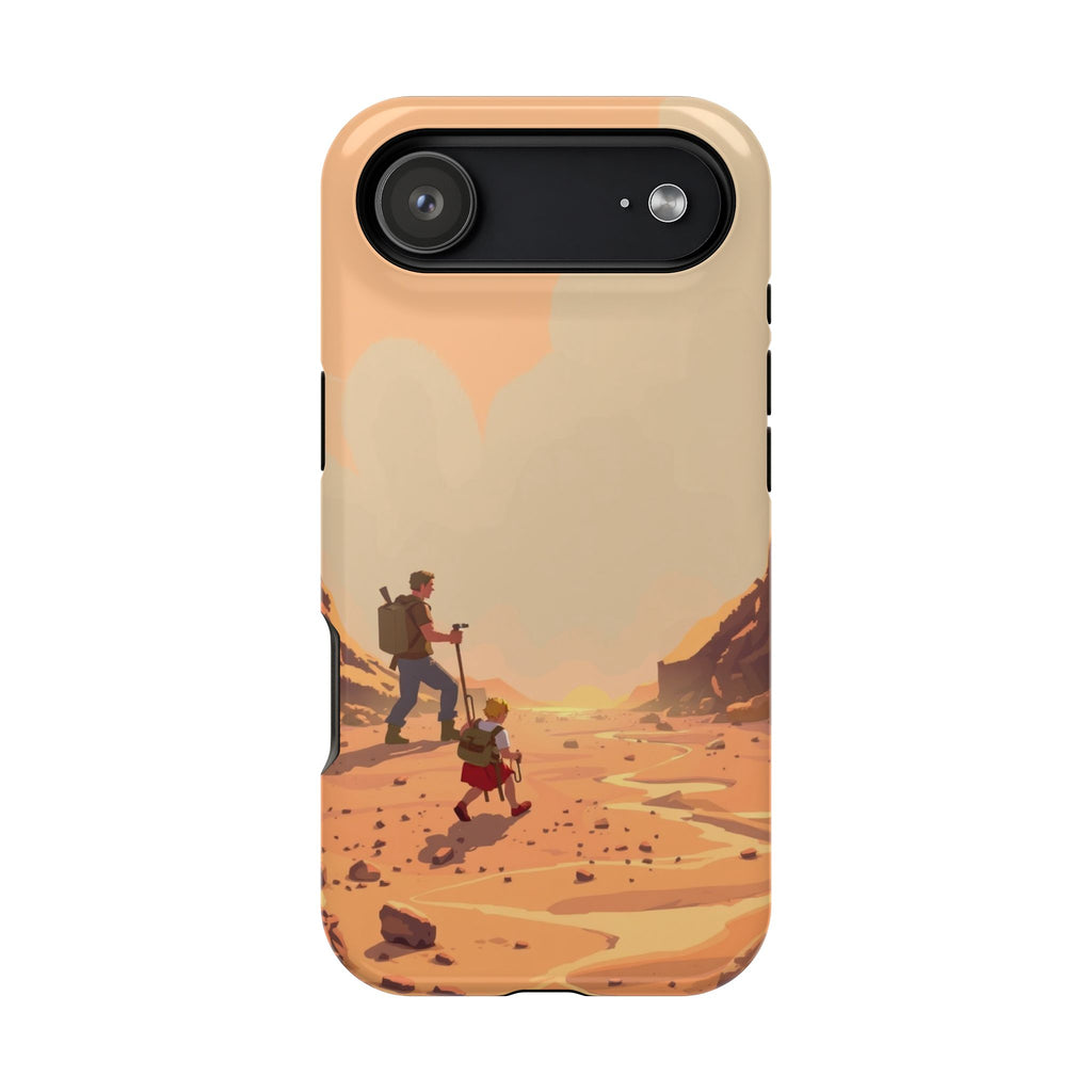 iPhone Burnt Orange And Sand Barely Surviving Slim Everyday Designer Case · iPho