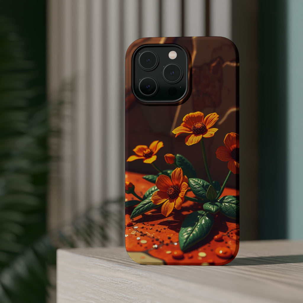 iPhone Floral Terrazzo Bold Art Slim Everyday Designer Case · iPhone Case