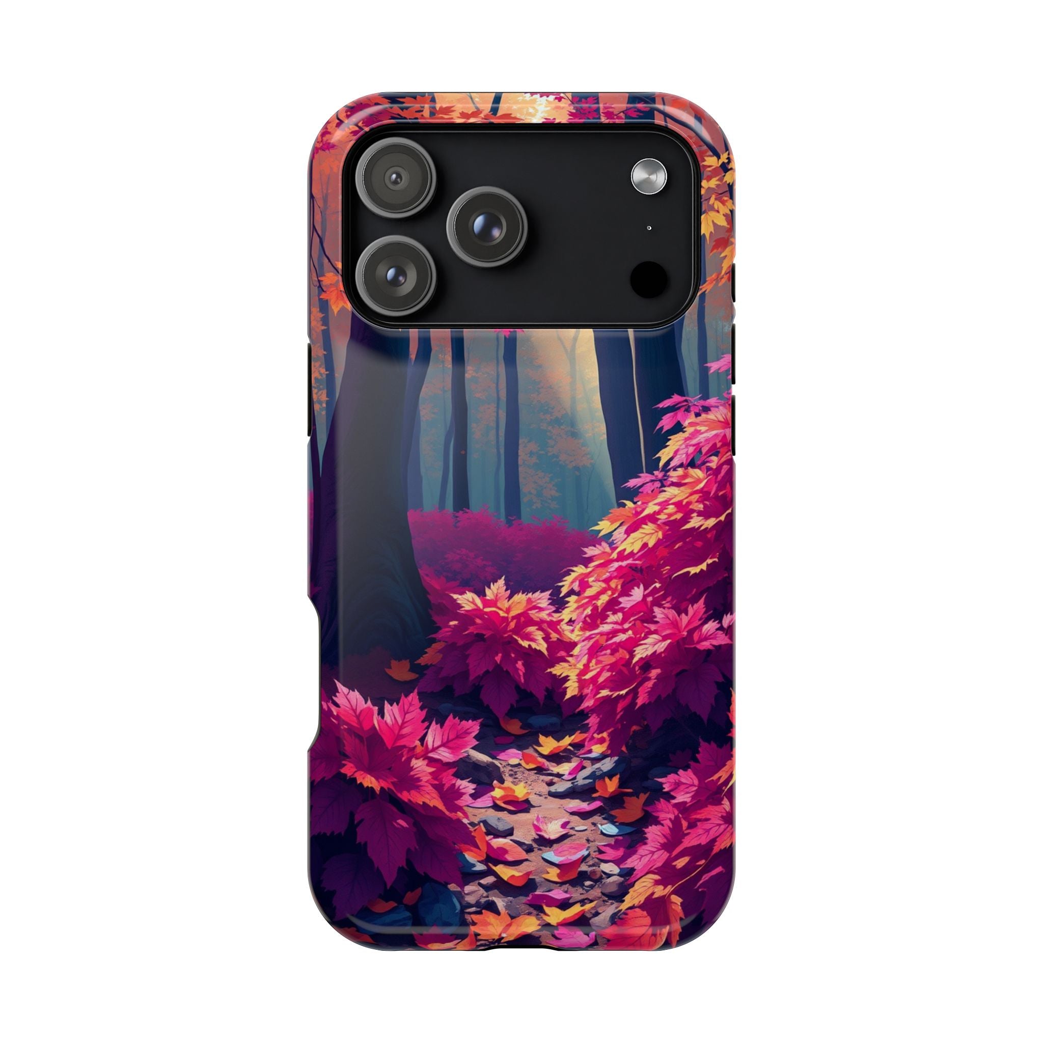 iPhone Earthy Autumn Forest Floor Design Slim Everyday iPhone Designer · iPhone