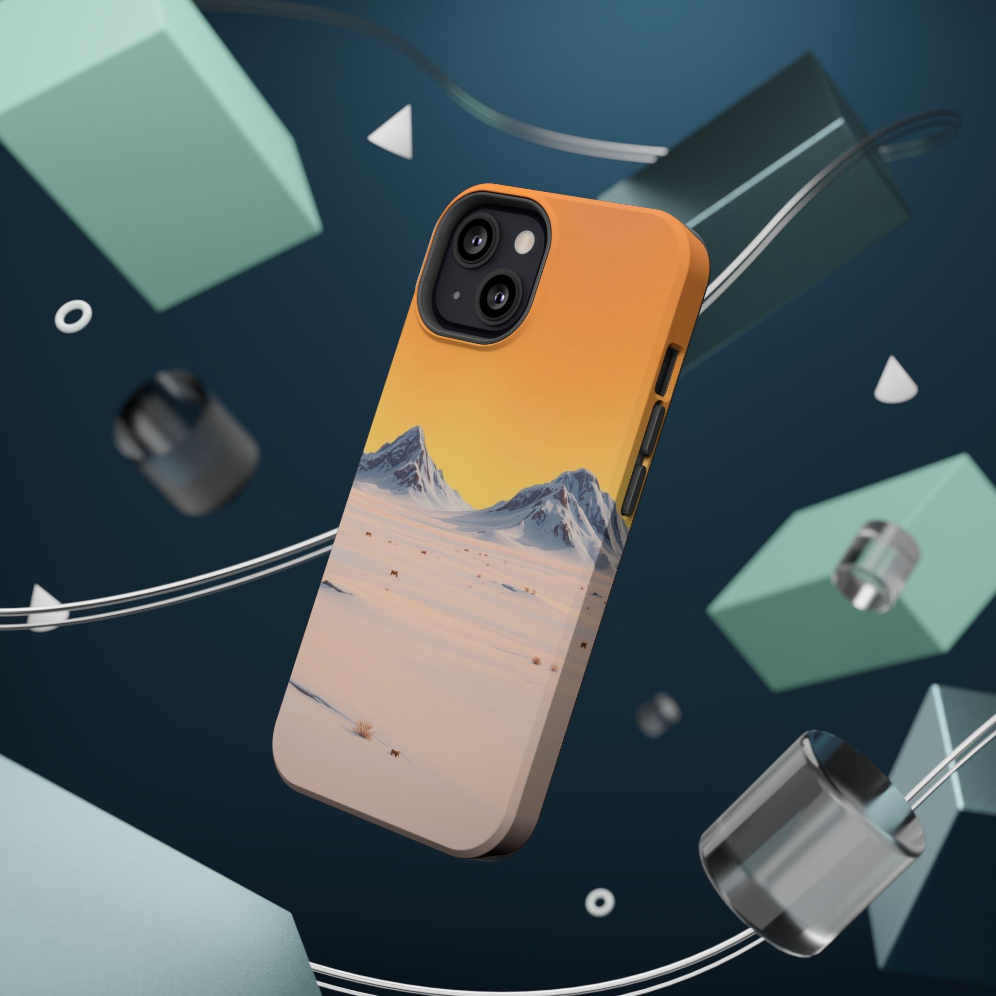 iPhone Mustard And Rust Arctic Tundra Slim Everyday iPhone 20 Designer · iPhone