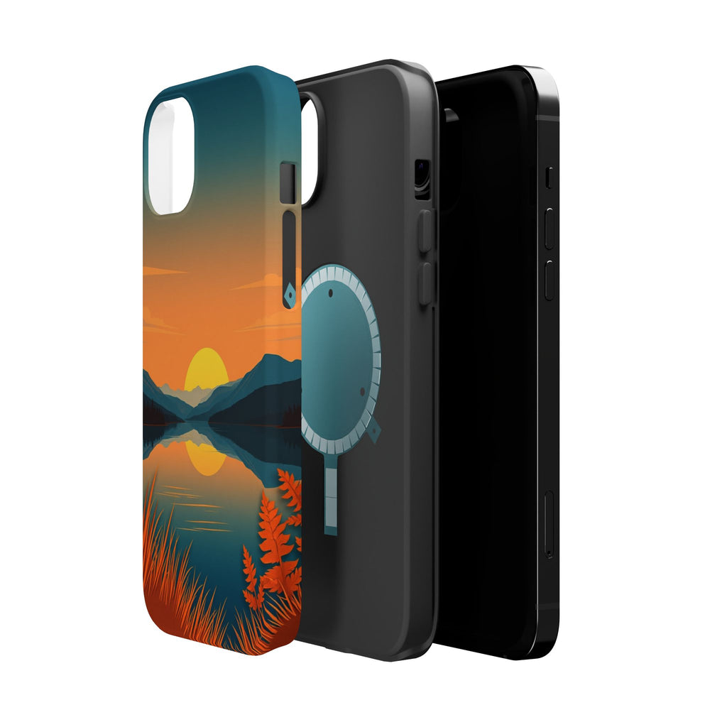 iPhone Lake at Twilight Cinematic Art Slim Everyday Designer Case · iPhone Case