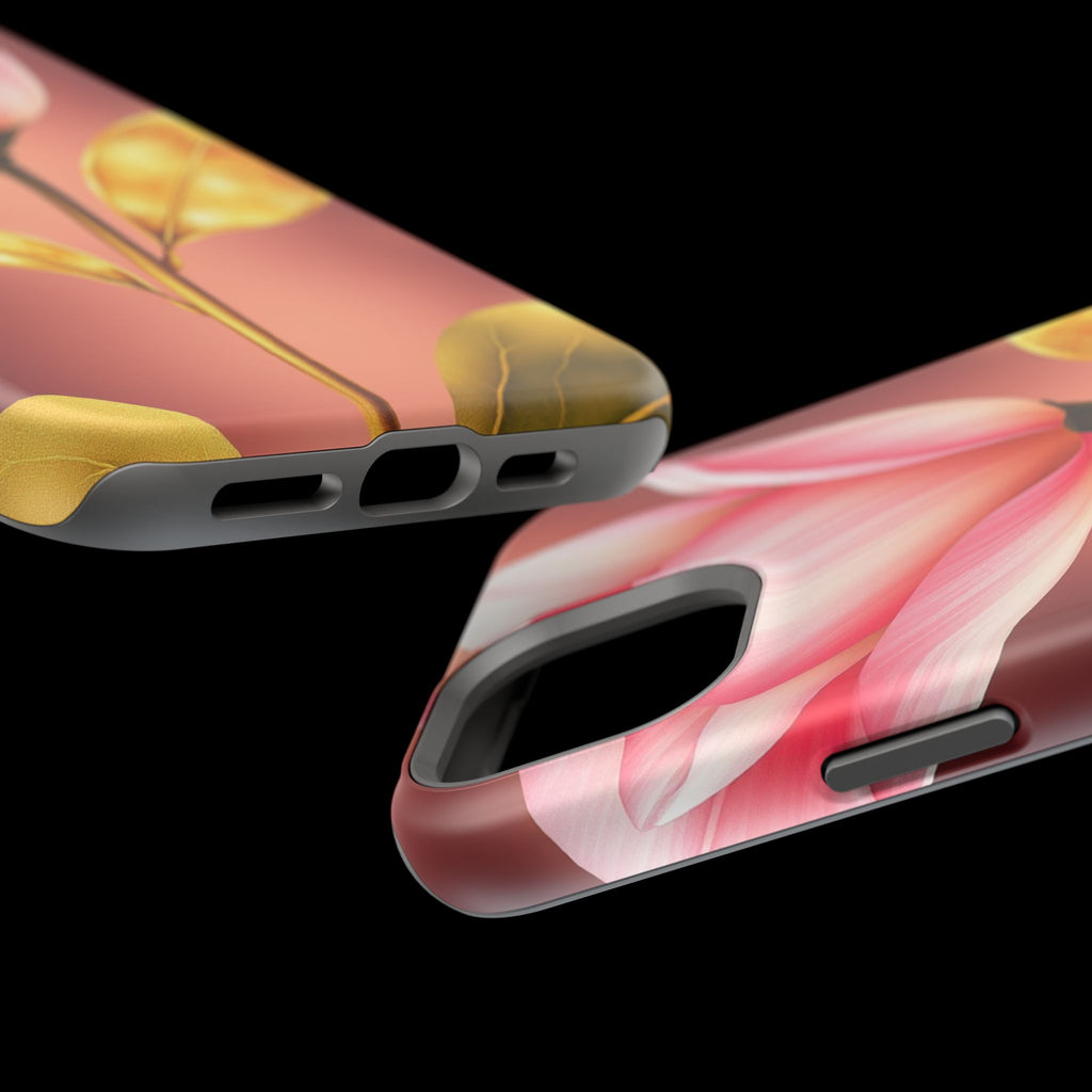 iPhone Dreamy Bloom and Leaf Design 14 Slim Everyday Designer Case · iPhone Case
