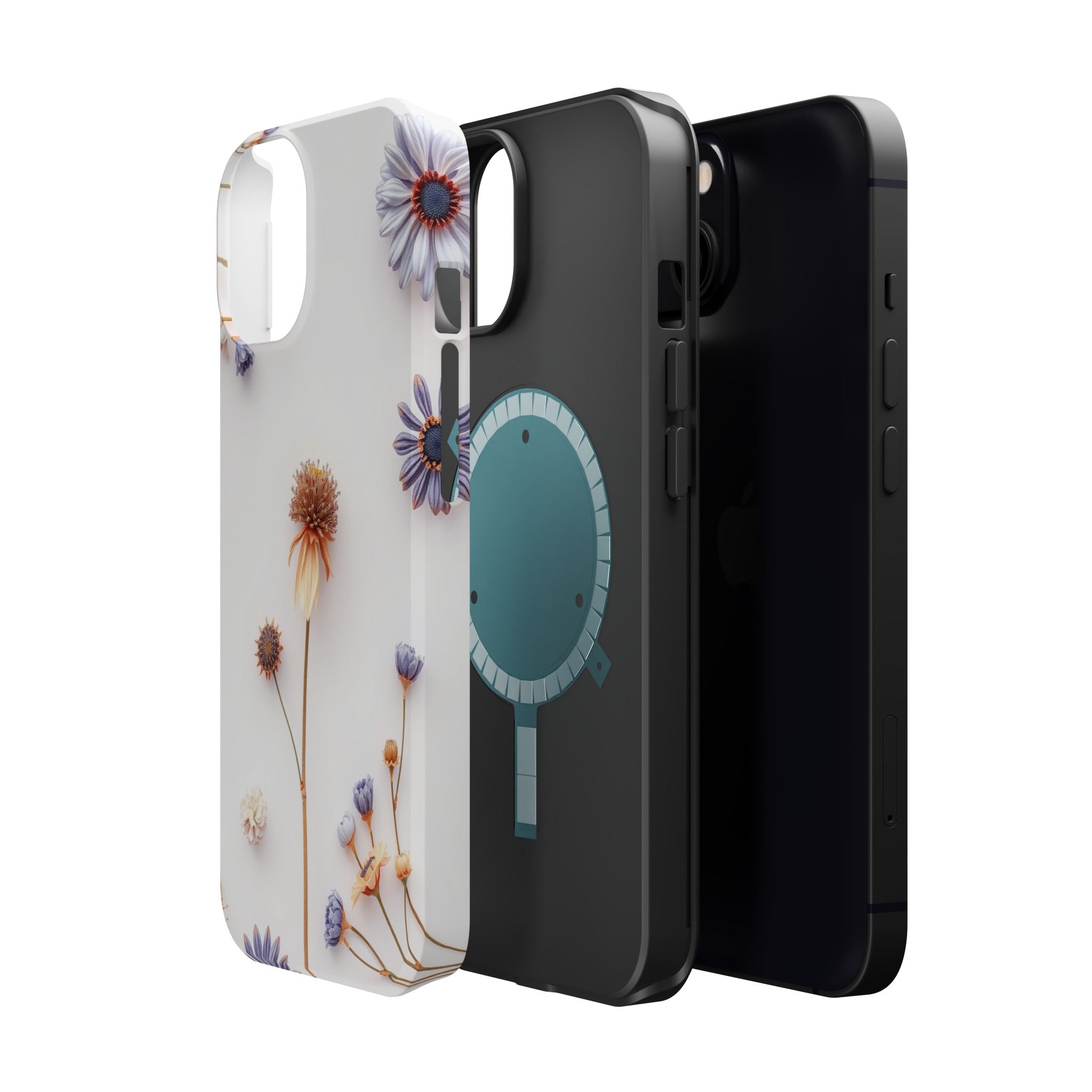 iPhone Dried Flower Flat Lay Bold Art Slim Everyday Designer Case · iPhone Case