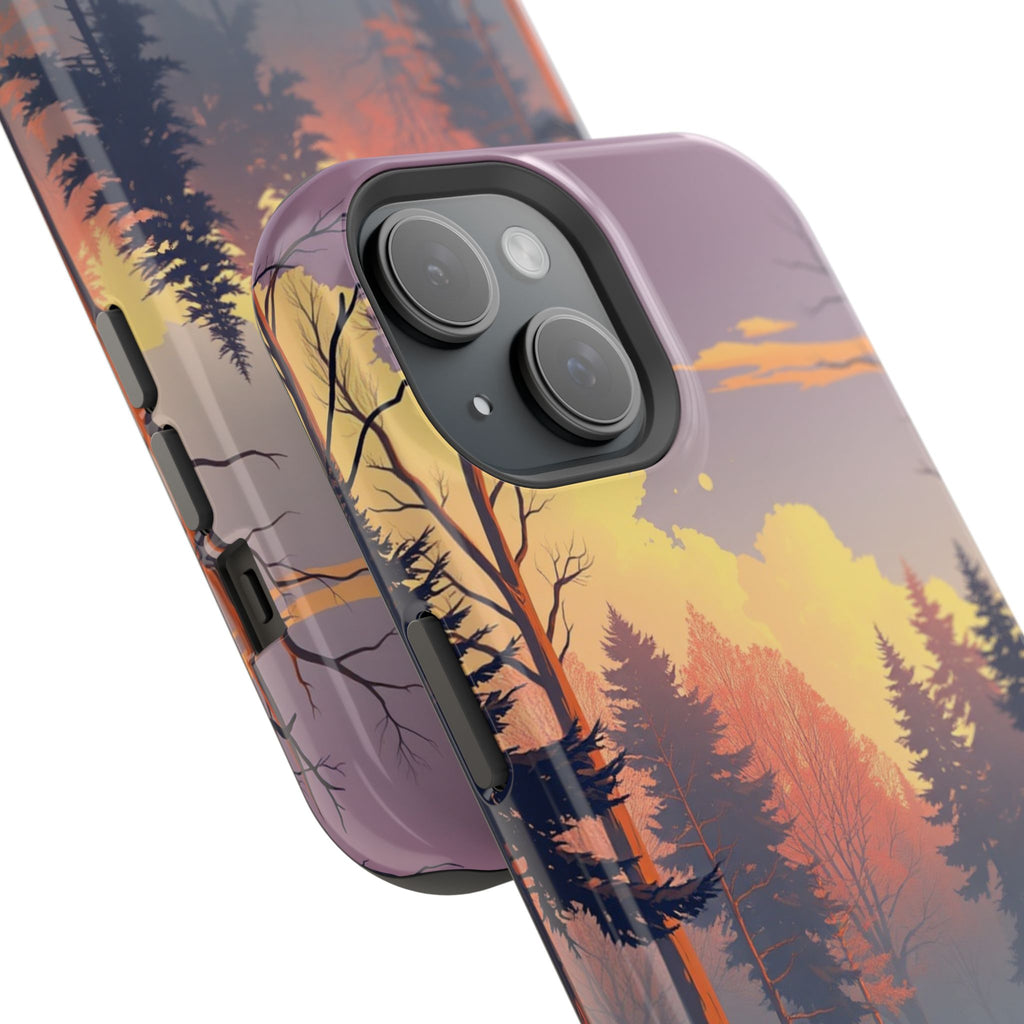 iPhone Vibrant Misty Forest Path Design Slim Everyday iPhone Designer · iPhone C
