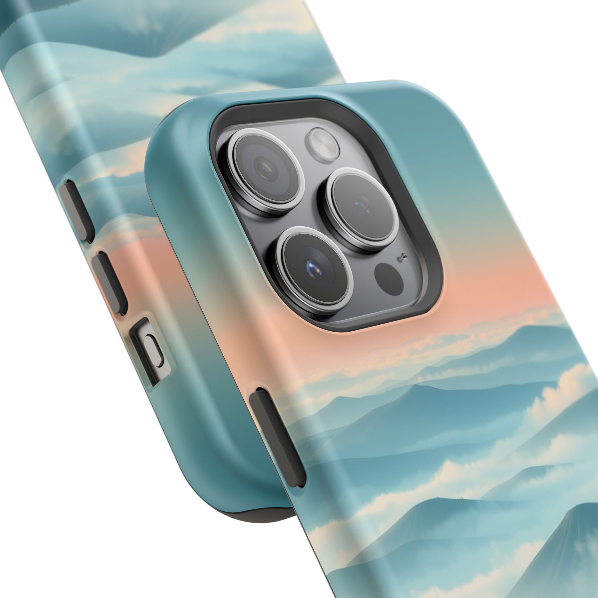 iPhone Fog Rolling Over Hills Electric Art Slim iPhone 17 Everyday · iPhone Case