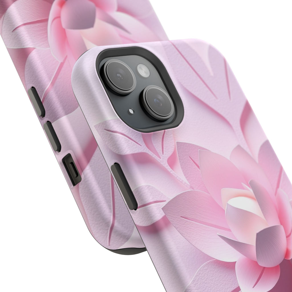iPhone Floral Geometric Paper Cut Art Slim Everyday Designer Case · iPhone Case
