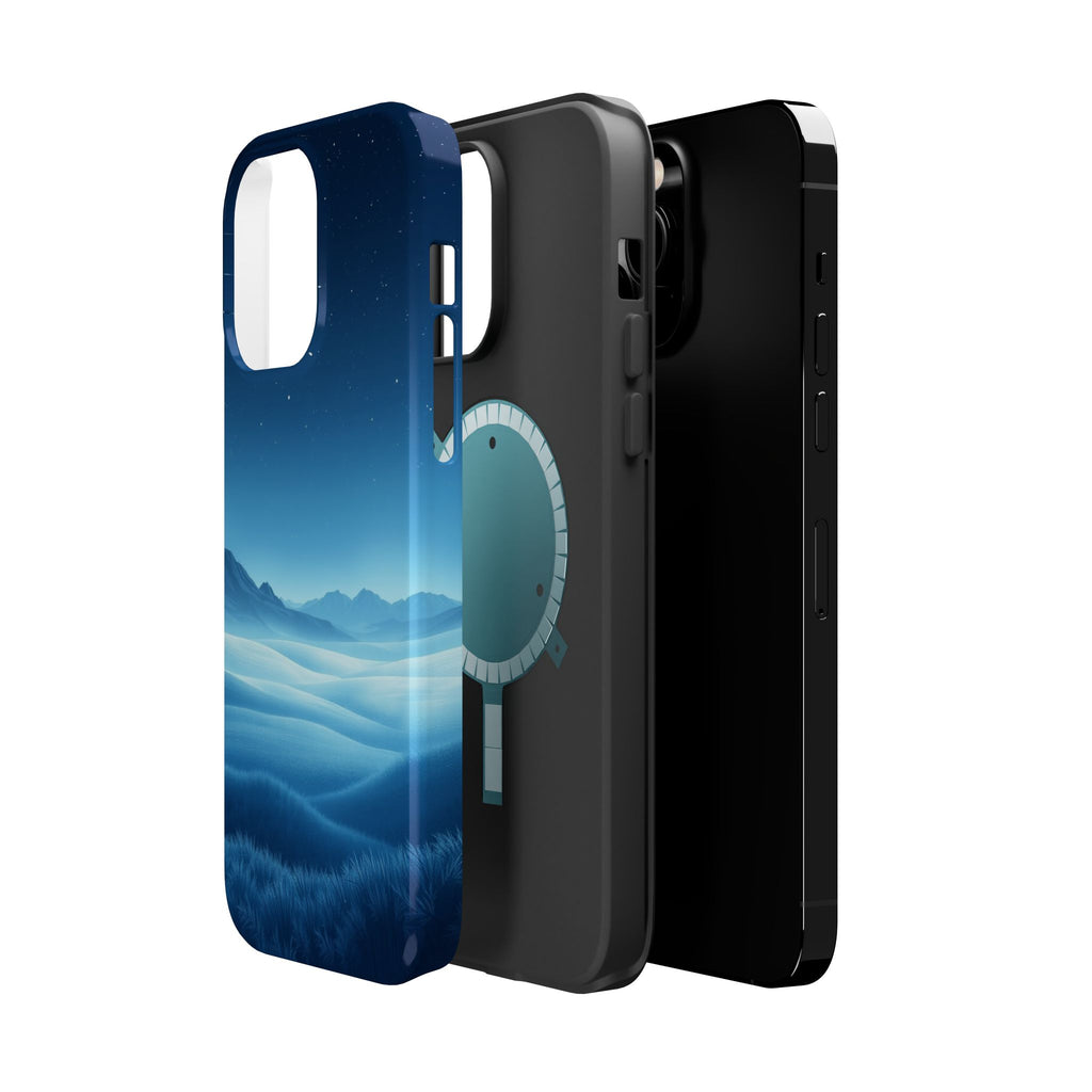 iPhone Midnight Blue And Silver Tundra Expanse Clean iPhone 17 Minimal · iPhone