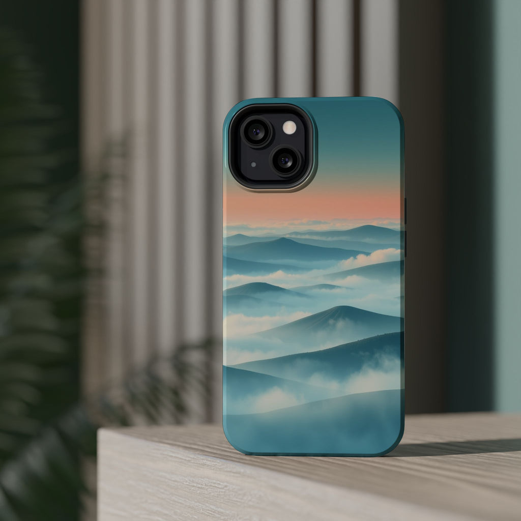 iPhone Fog Rolling Over Hills Electric Art Slim iPhone 17 Everyday · iPhone Case