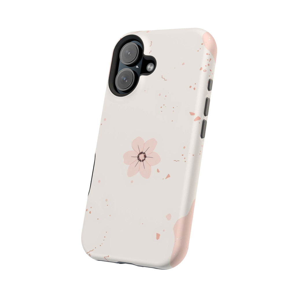 iPhone Floral Terrazzo Minimalist Line Art Slim Everyday Designer · iPhone Case