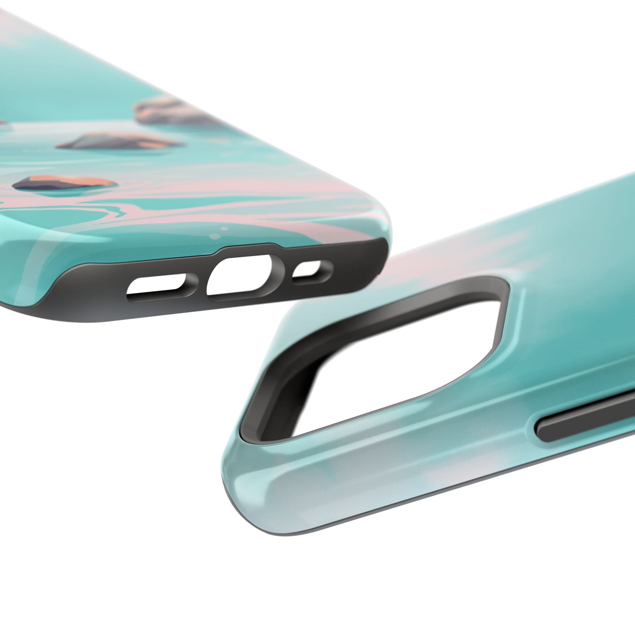 iPhone Vibrant Tidal Pool Design Bold Modern Everyday Snap Case · iPhone Case