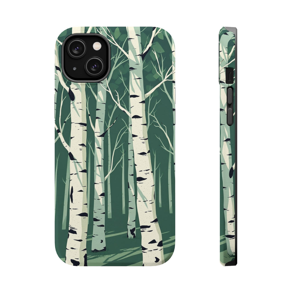 iPhone Birch Grove Abstract Geometric Slim Everyday Designer Case · iPhone Case