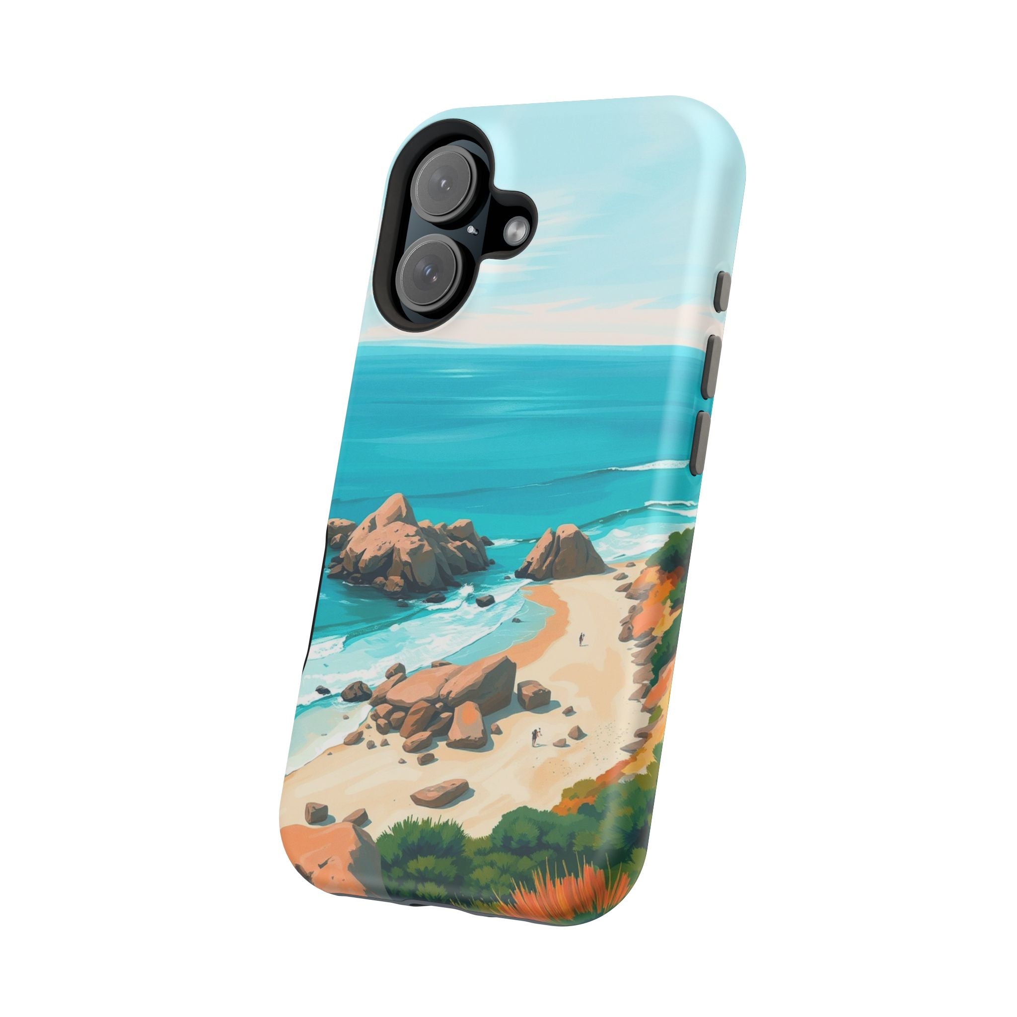 iPhone Pebble Beach Cinematic Art Bold Modern Everyday Snap Case · iPhone Case