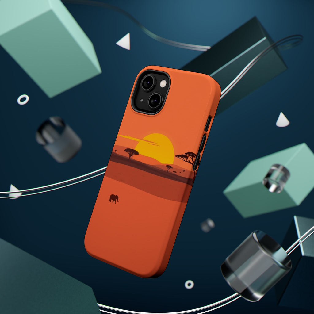 iPhone Sunset Amber And Peach Savanna Horizon Slim iPhone Everyday · iPhone Case