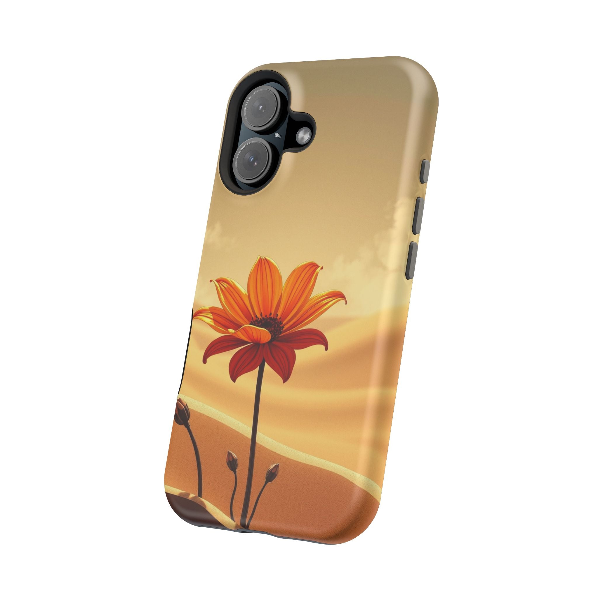 iPhone Neon Floral Dark Gothic Ink Bold Modern Everyday Snap Case · iPhone Case