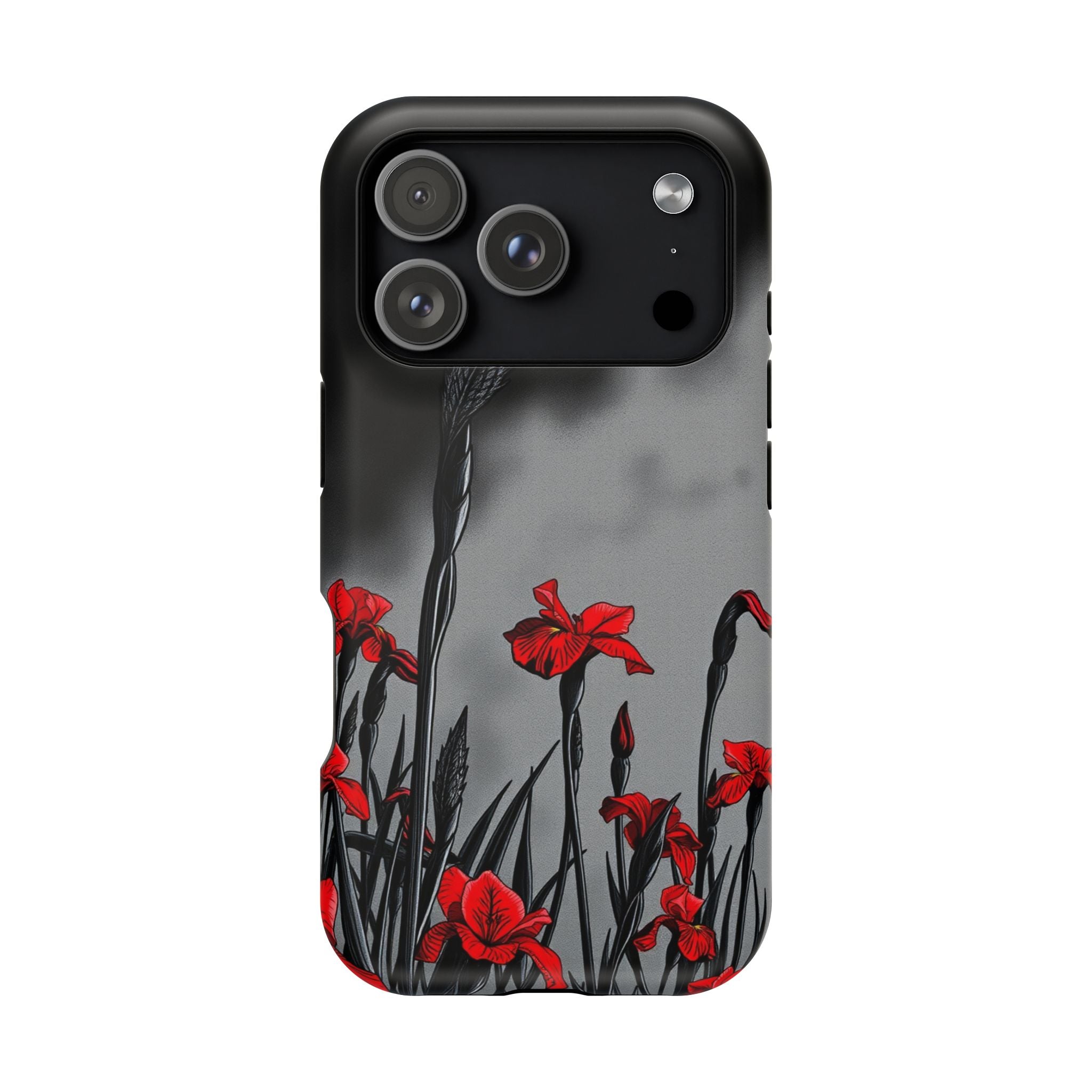 iPhone Iris Garden Cinematic Art Soft Finish Everyday Cas Slim Snap Case · iPhon