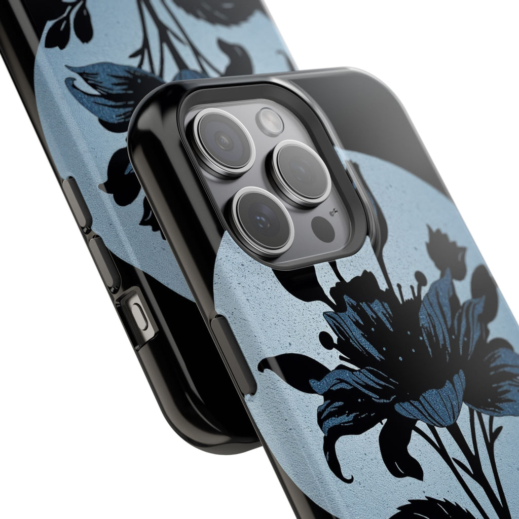 iPhone Radiant Floral Silhouette Design Slim Everyday Designer Case · iPhone Cas