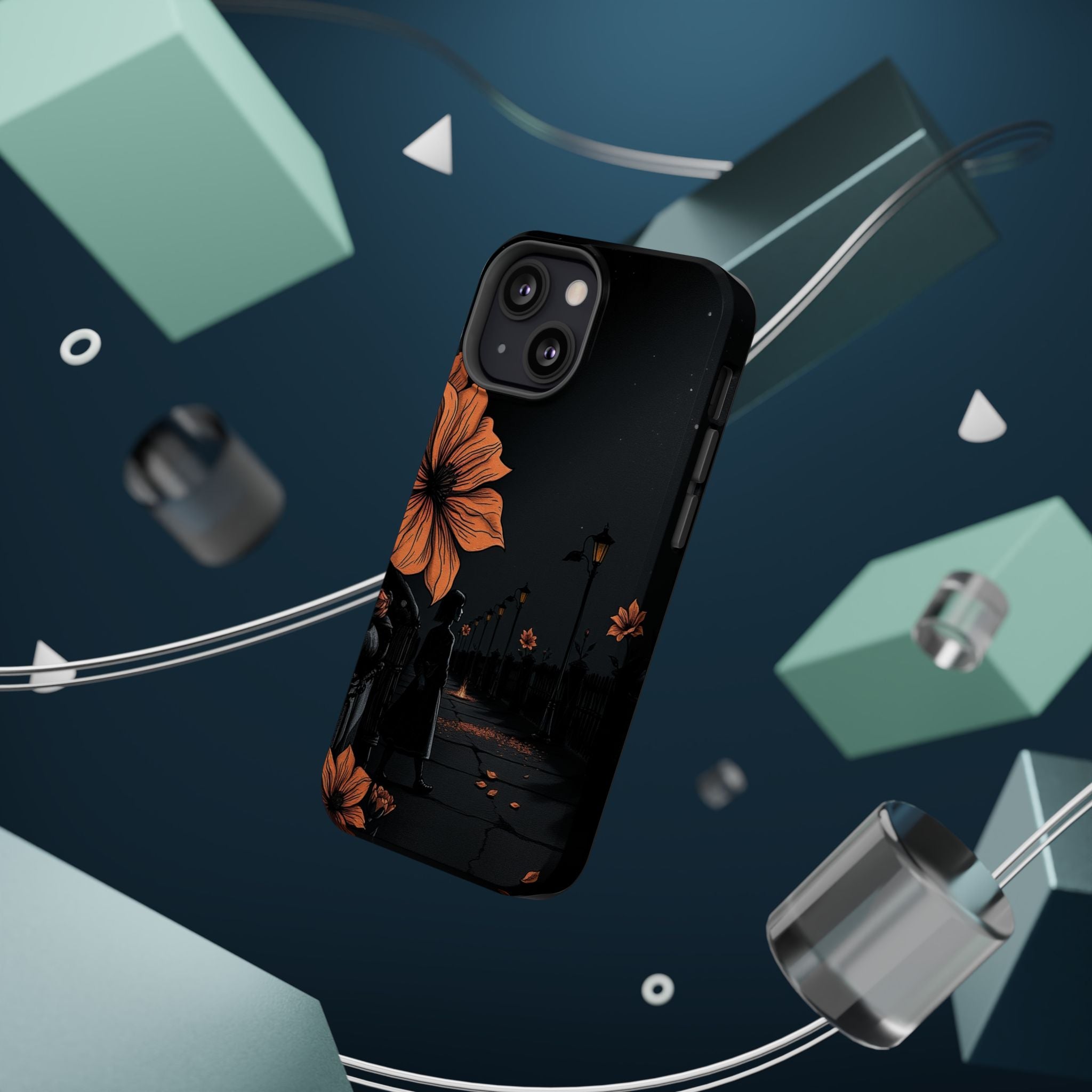 iPhone Night Bloomer Electric Art Bold Modern Everyday Snap Case · iPhone Case