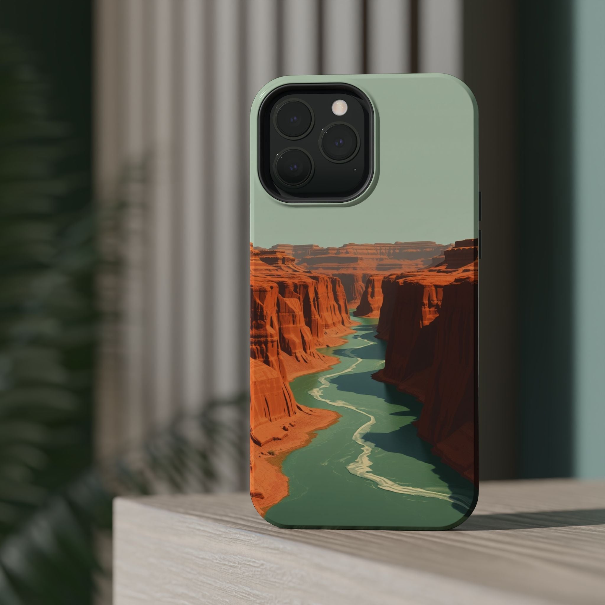 iPhone Burnt Orange And Sand River Canyon Slim iPhone Everyday Designer · iPhone