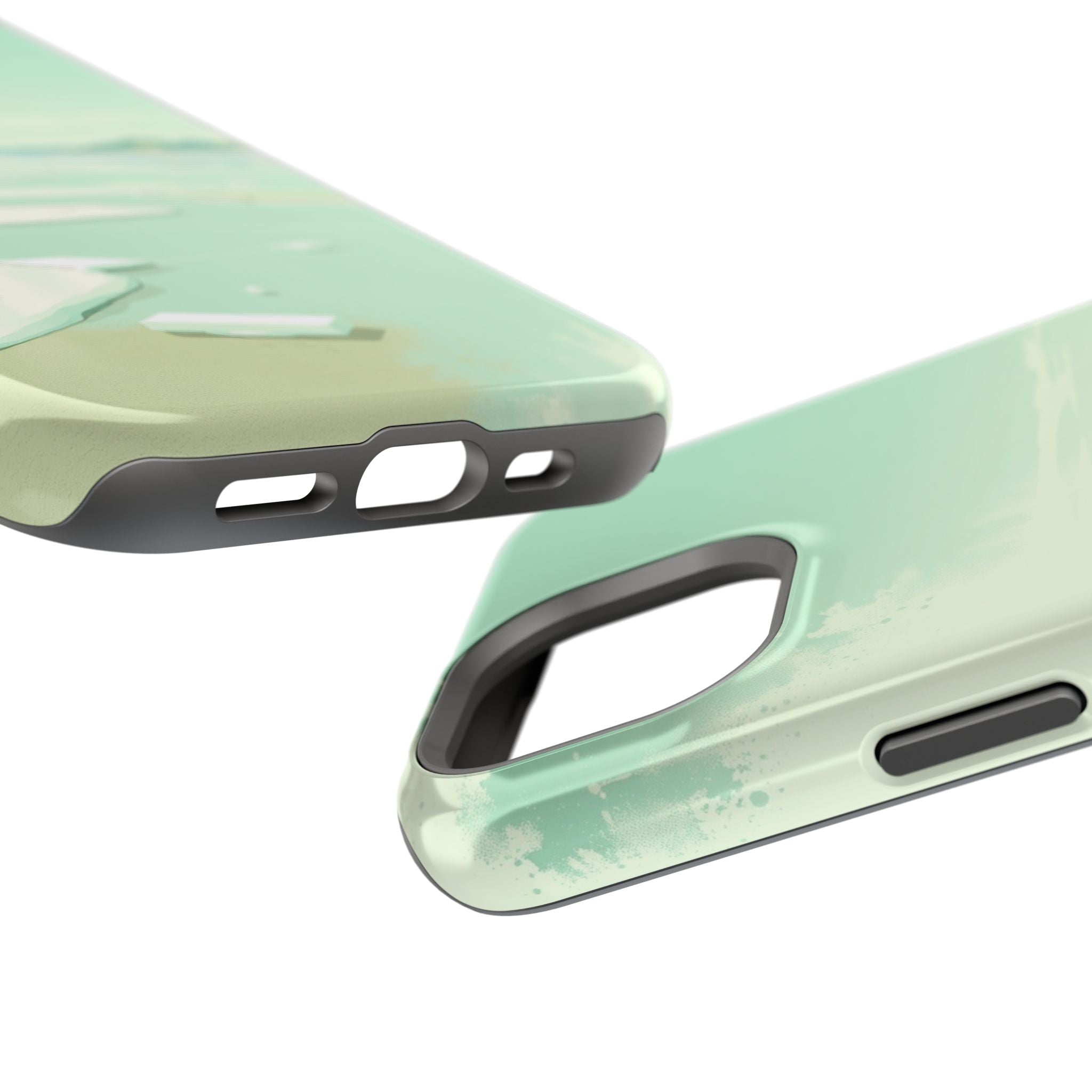 iPhone Vibrant Salt Flat Mirror Design Slim Everyday Designer Case · iPhone Case