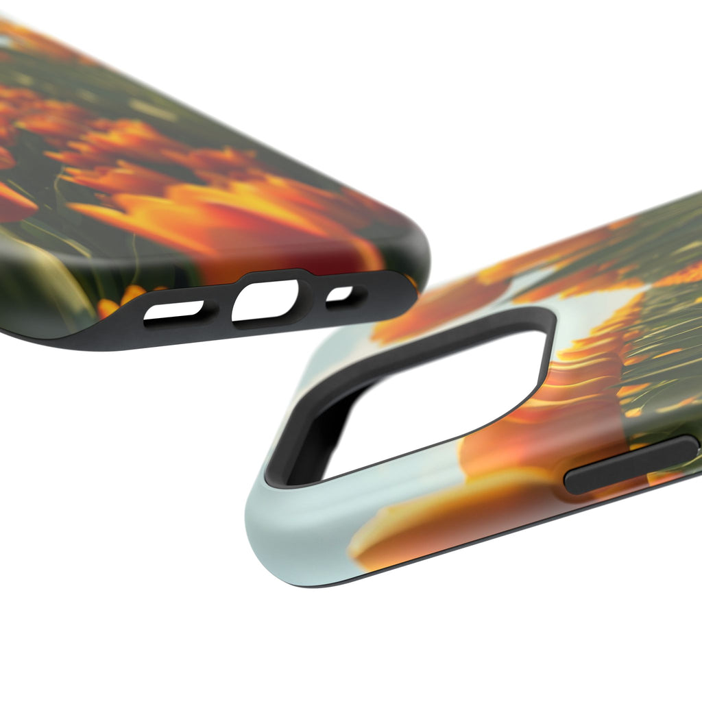 iPhone Tulip Row Radiant Design Slim Everyday Designer Case · iPhone Case