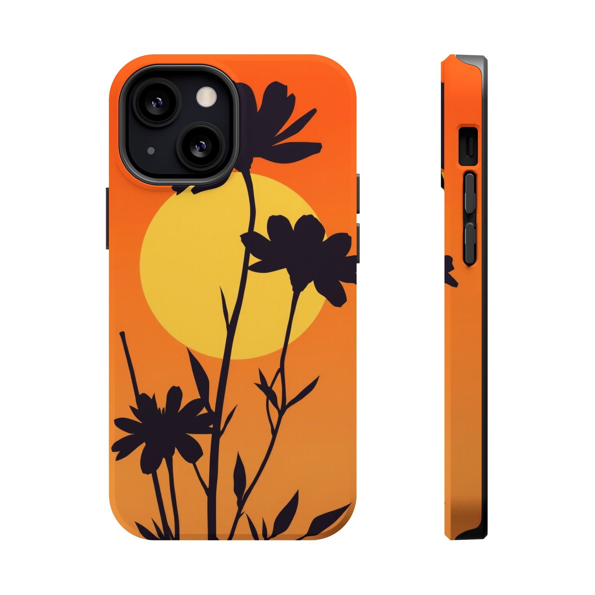 iPhone Vibrant Floral Silhouette Design Slim Everyday iPhone Designer · iPhone C