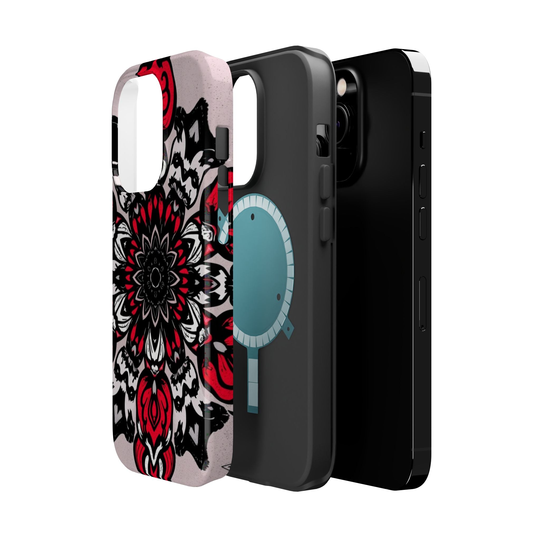 iPhone Floral Mandala Bold Art Slim Everyday Designer Case · iPhone Case