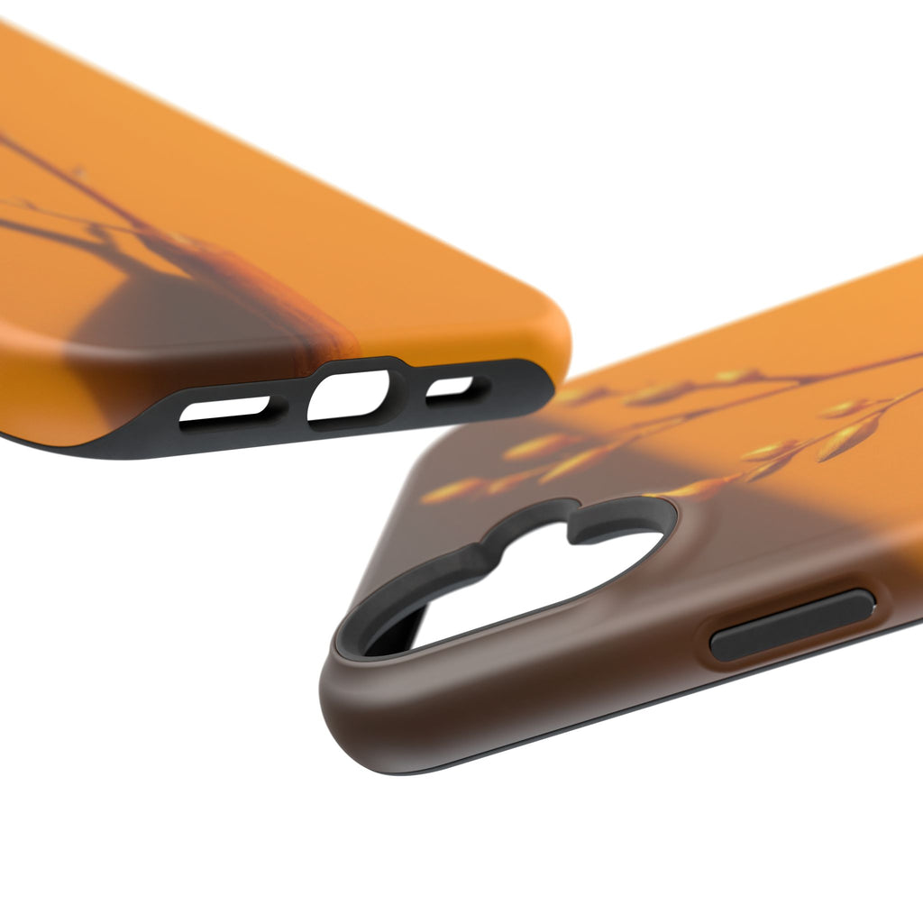 iPhone Mustard And Rust Minimalist Stem Slim Everyday iPhone Designer · iPhone C
