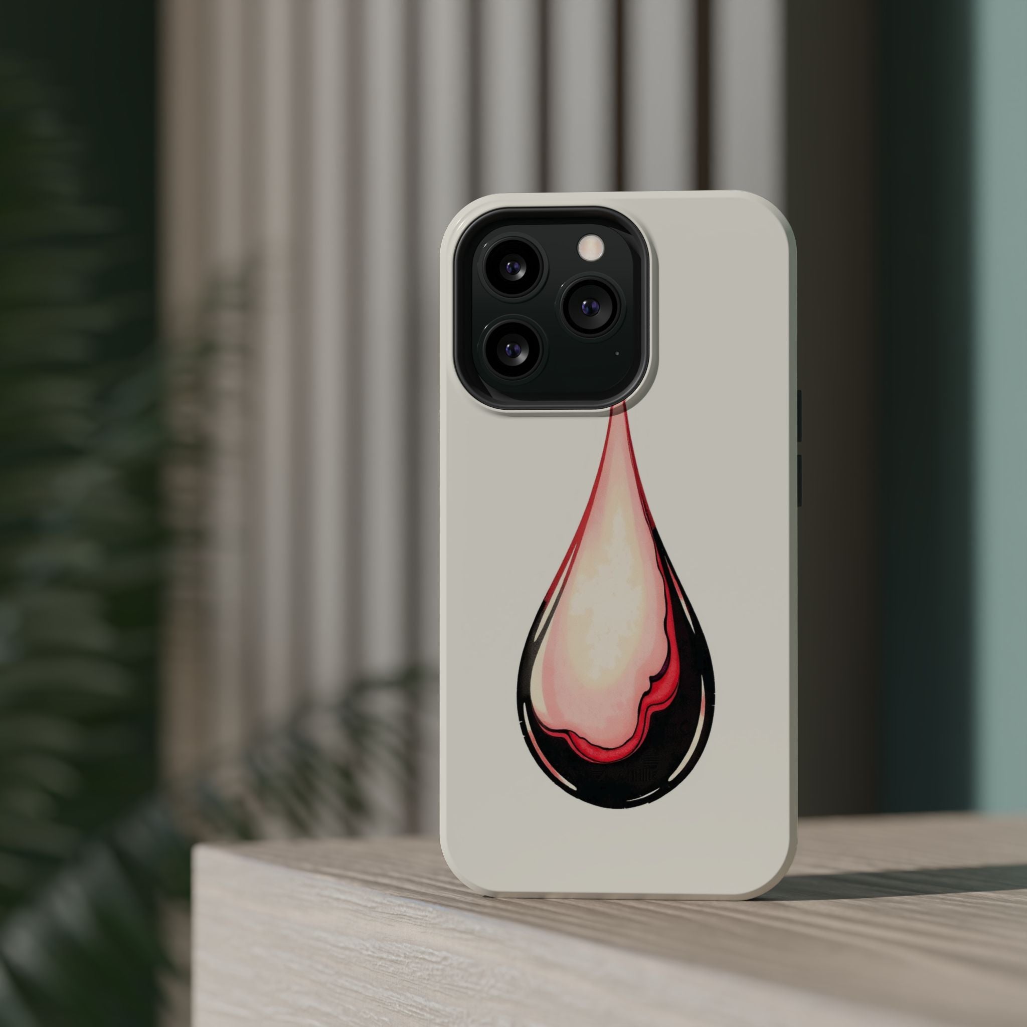 iPhone Ink Drop Dark Gothic Slim Everyday Designer Case · iPhone Case Quiet Mood