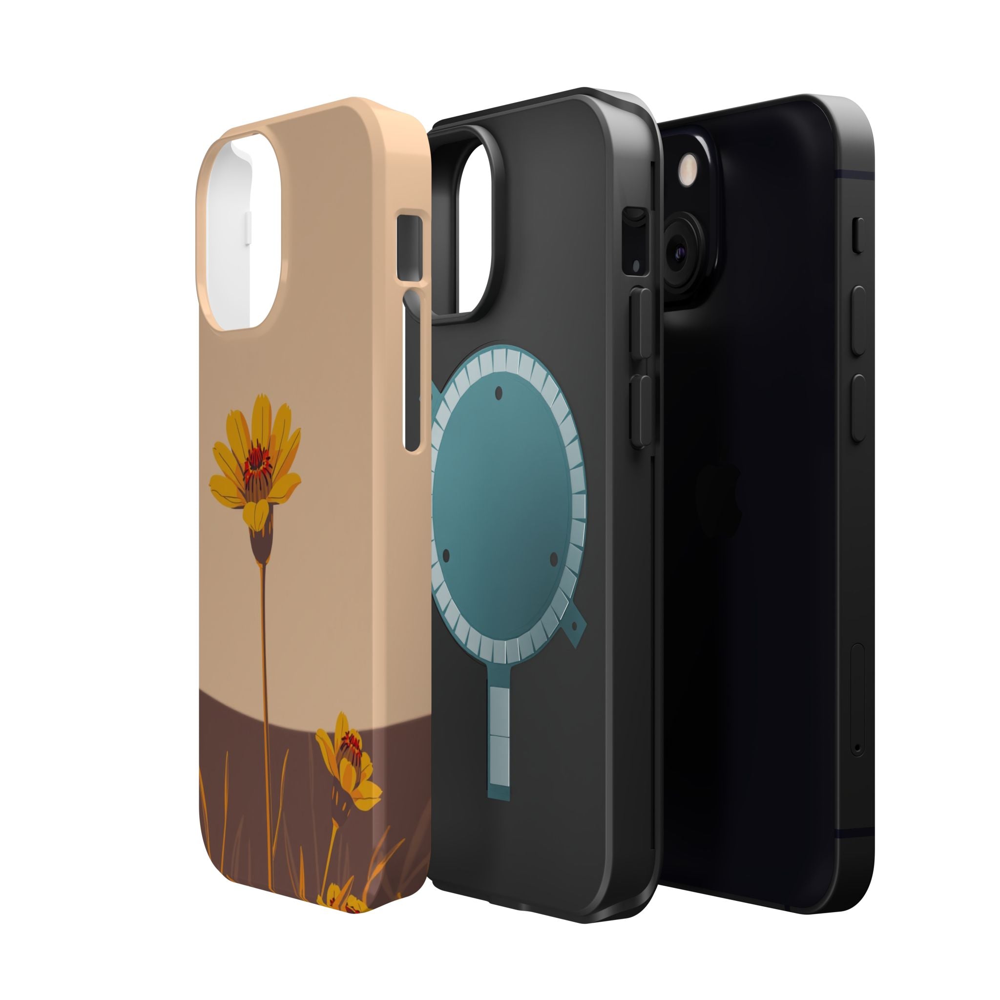 iPhone Serene Desert Flower Design Bold Modern Everyday Snap Case · iPhone Case
