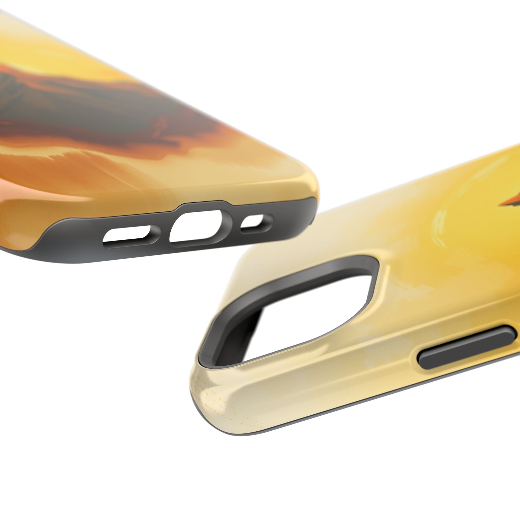 iPhone Mustard And Rust Mountain at Sunrise Slim iPhone Everyday · iPhone Case