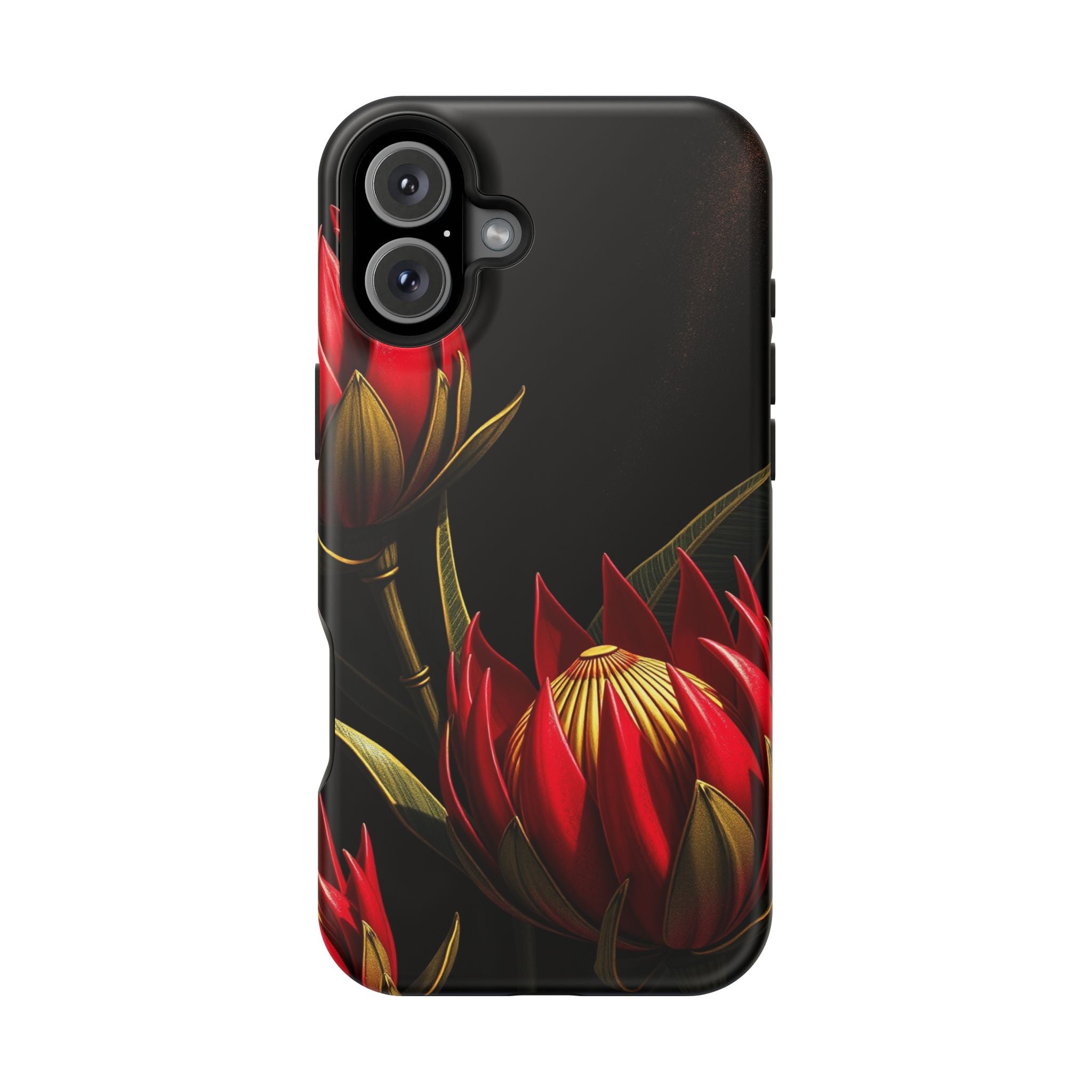 iPhone Protea Bold Gold Foil Luxury Slim Everyday Designer Case · iPhone Case