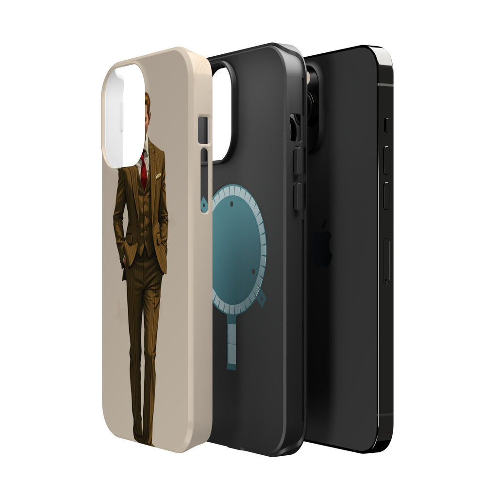 iPhone Pinstripe Suit Grunge Distressed Slim Everyday Designer Case · iPhone Cas