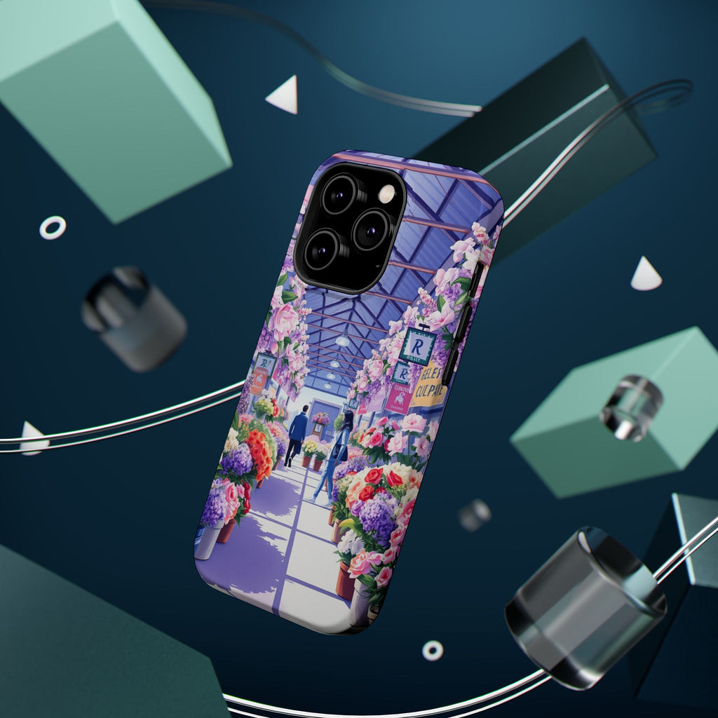 iPhone Flower Market Cinematic Art Clean Minimal Snap Cas Slim Snap Case · iPhon