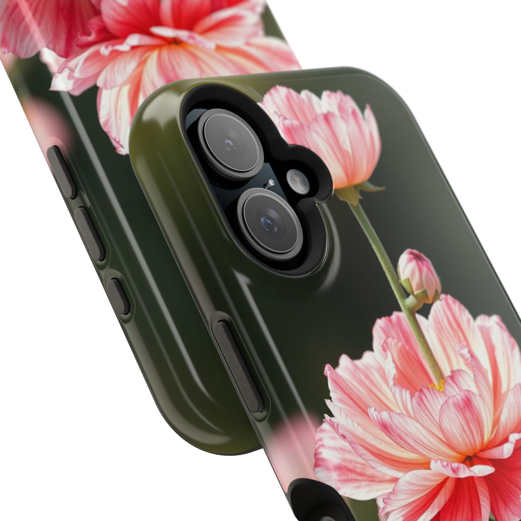 iPhone Ranunculus Stack Vibrant Watercolor Slim Snap Case · iPhone Case