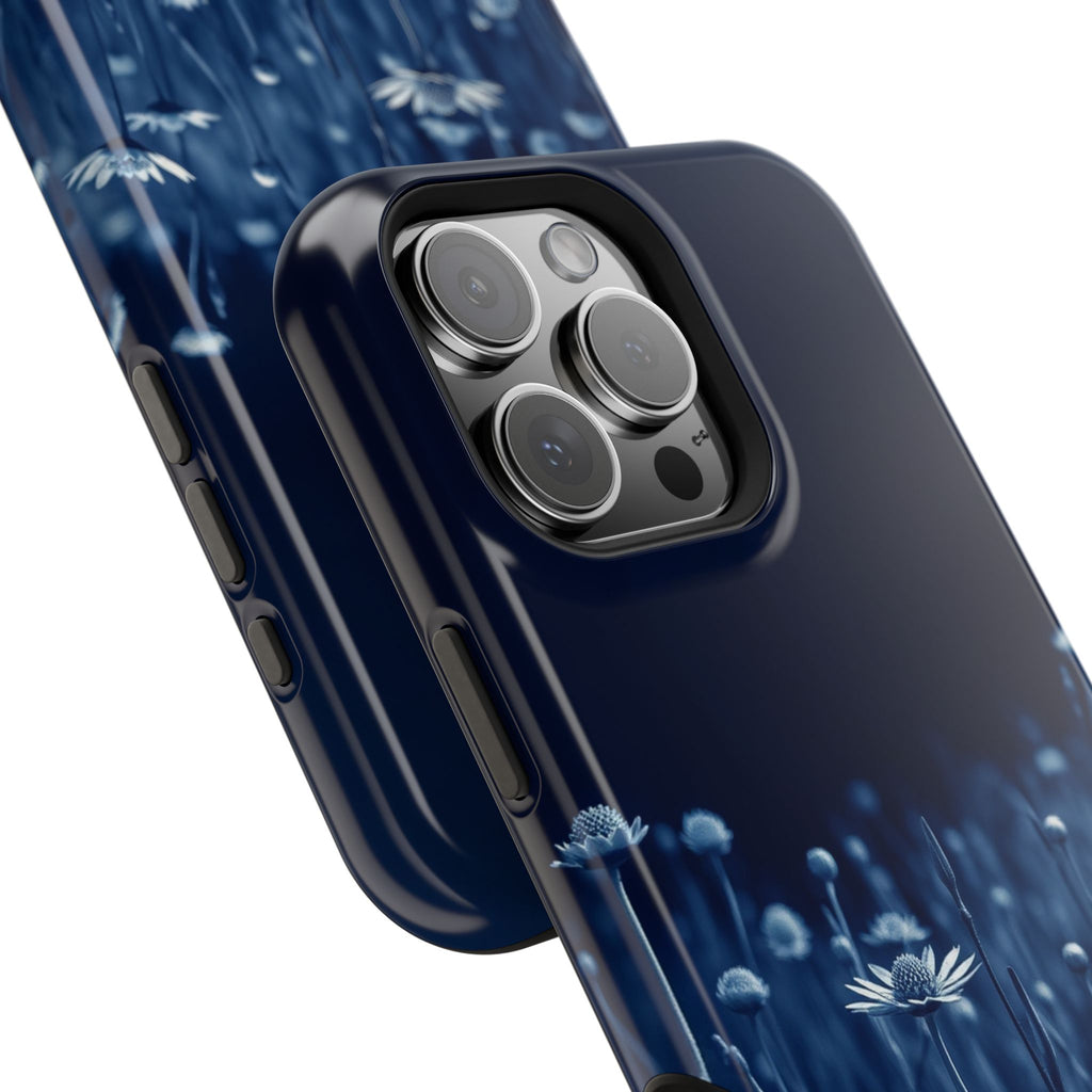 iPhone Midnight Blue And Silver Wildflower Field Clean iPhone Minimal · iPhone C