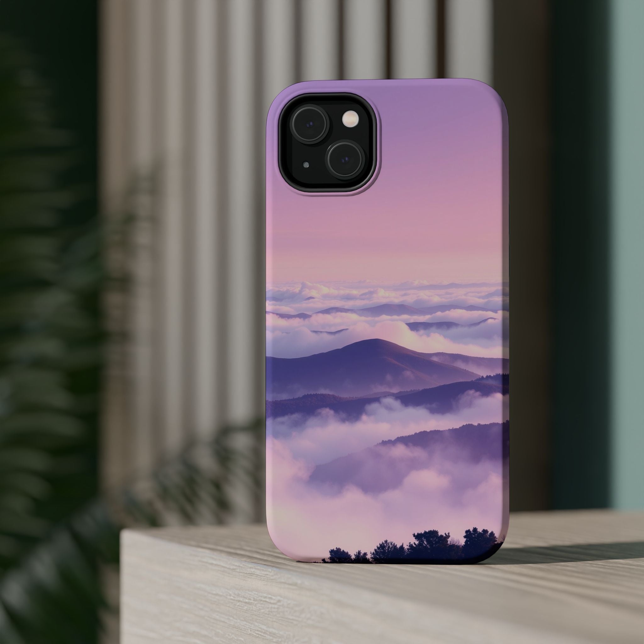 iPhone Fog Rolling Over Hills Electric Art Slim iPhone Everyday · iPhone Case