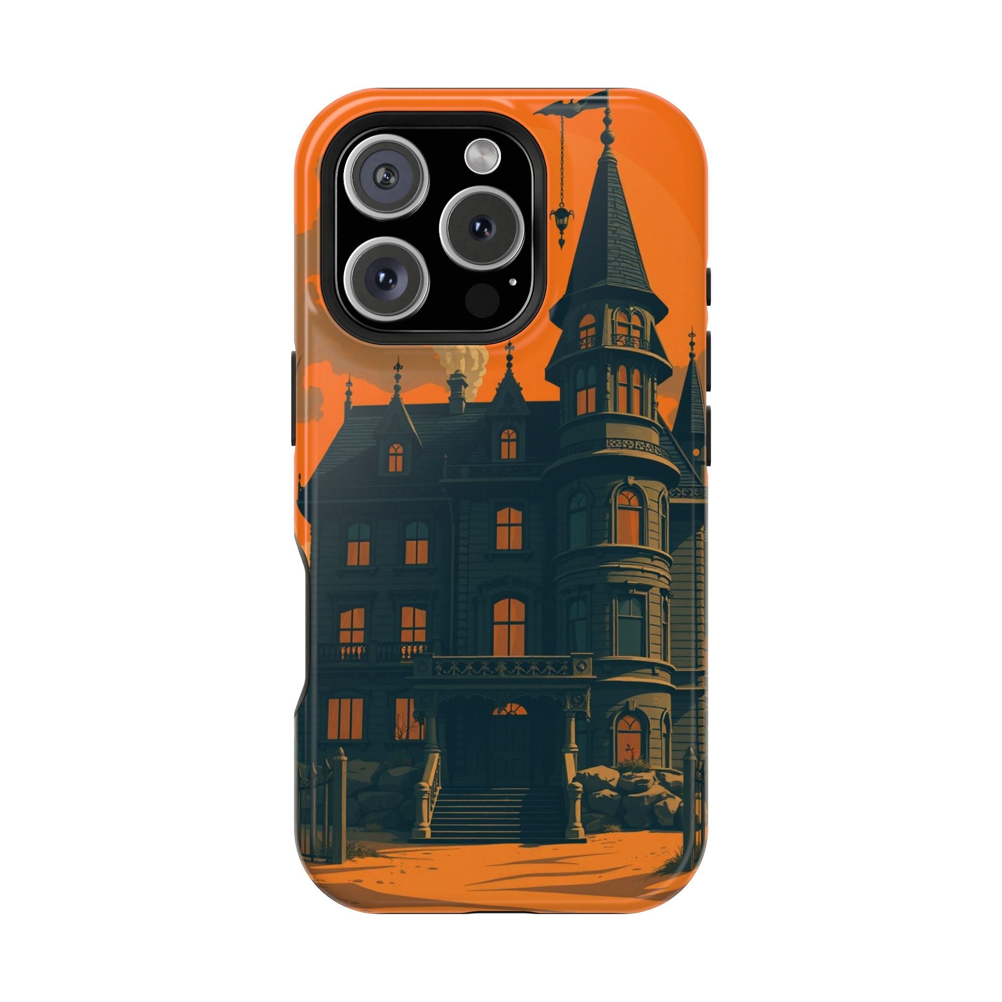 iPhone Vibrant Haunted Mansion Design Slim Everyday Designer Case · iPhone Case