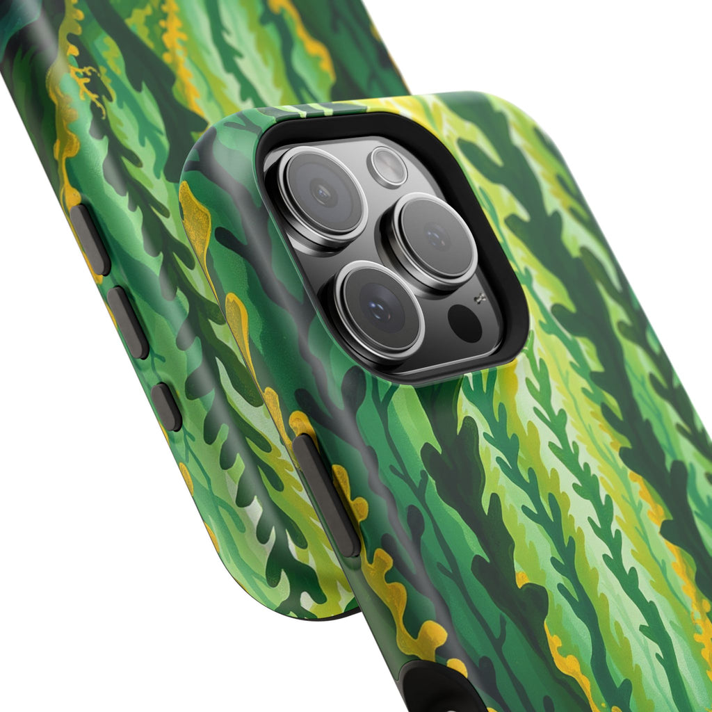 iPhone Kelp Forest Oil Painting Impressionist Slim iPhone Everyday · iPhone Case