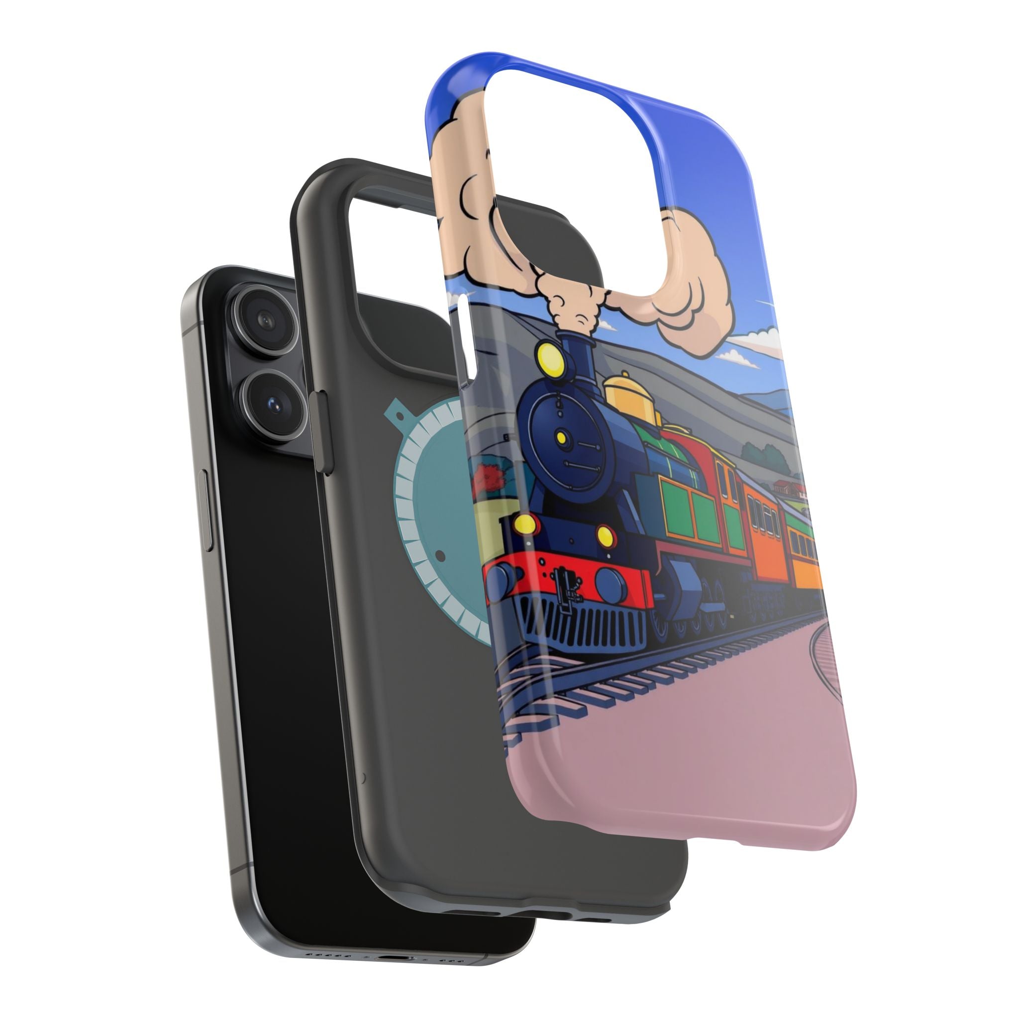 iPhone Steam Locomotive Puff Kids Fun iPhone Phone Case Gift Slim · iPhone Case