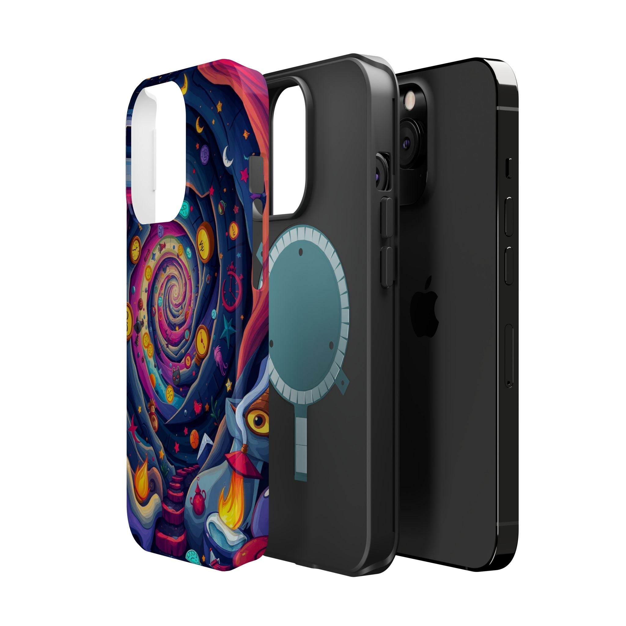 iPhone Time Portal Swirl Kids Fun iPhone Phone Case Gift Clean Minimal · iPhone